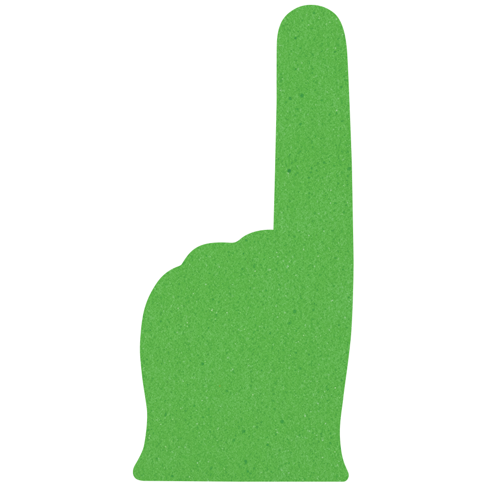 8" Classic #1 Finger Foam Mini 5