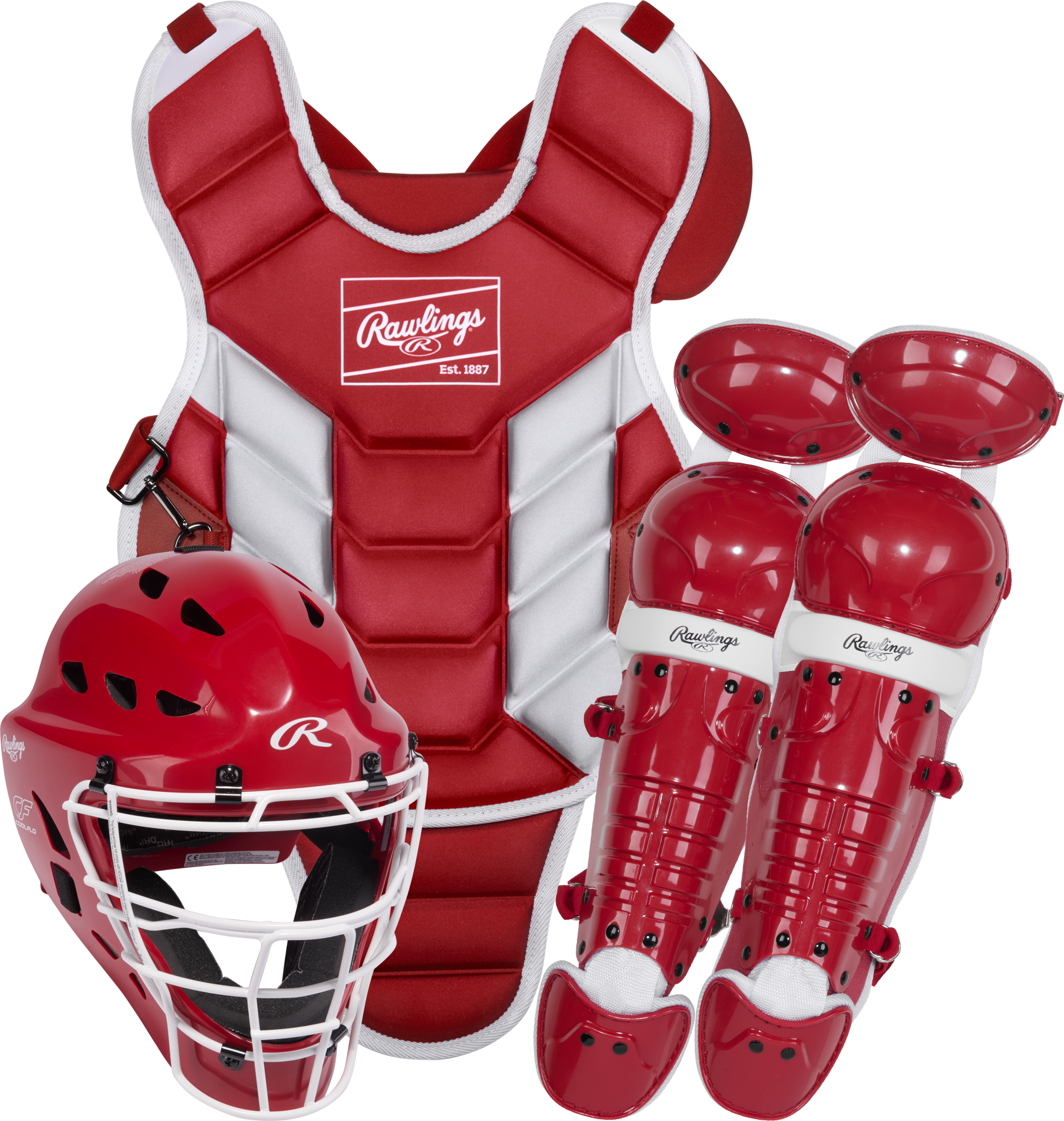 Rawlings Players 3 Series Catcher's Gear Set | Youth, Junior, T-Ball Sizes 7