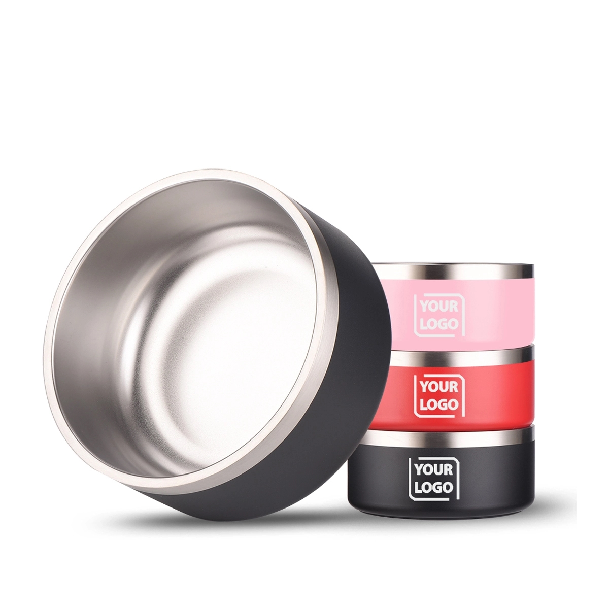 42oz Stainless Steel Pet Bowl 2