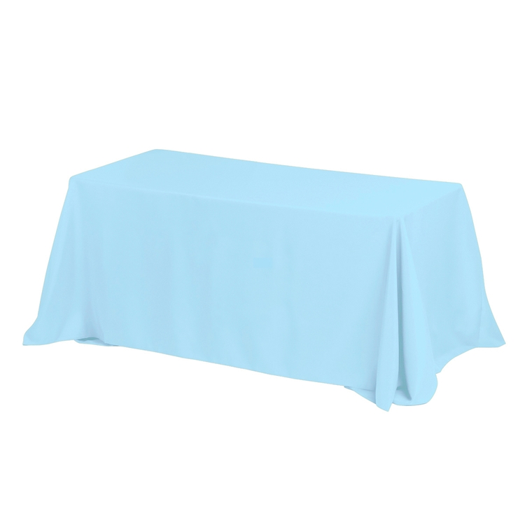 "Zenyatta Six" 4-Sided Throw Style Table Covers & Table Throws (One Color Print) / Fits 6 ft Table 41