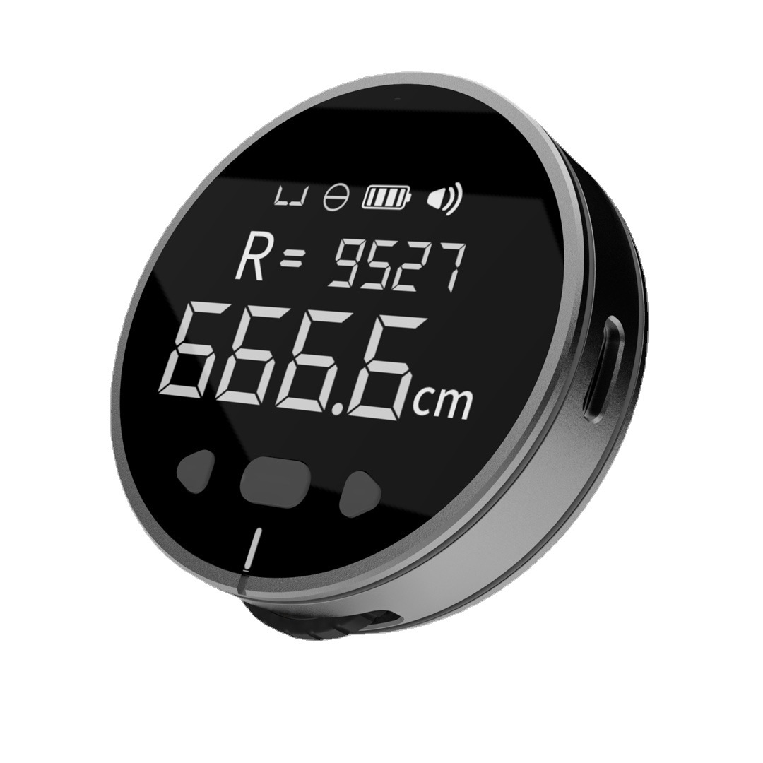 Flat Curved Rechargeable LCD Digital Electronic Measuring Tape 1
