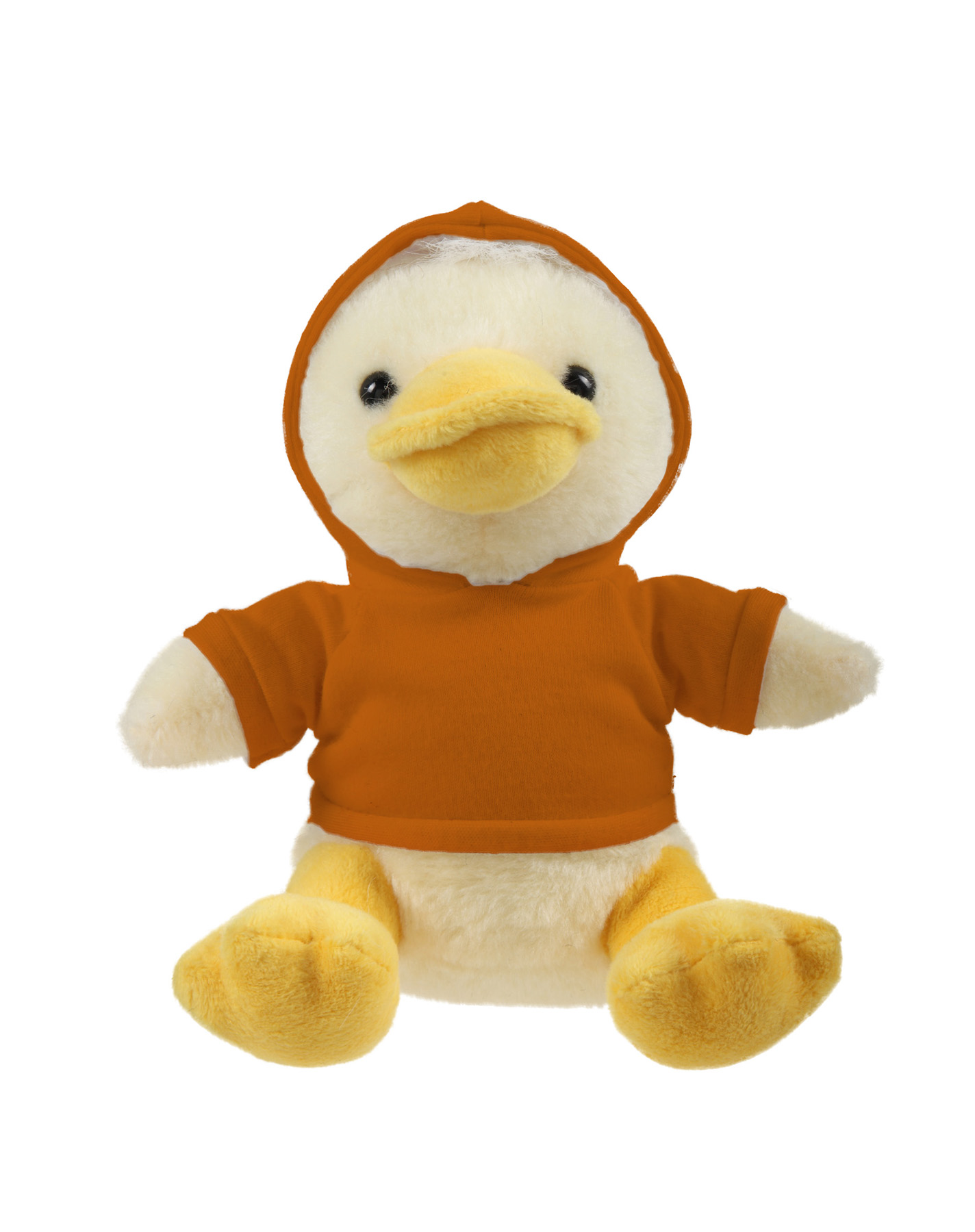 Soft Plush Sitting Duck wearing a Hoodieoodie 6