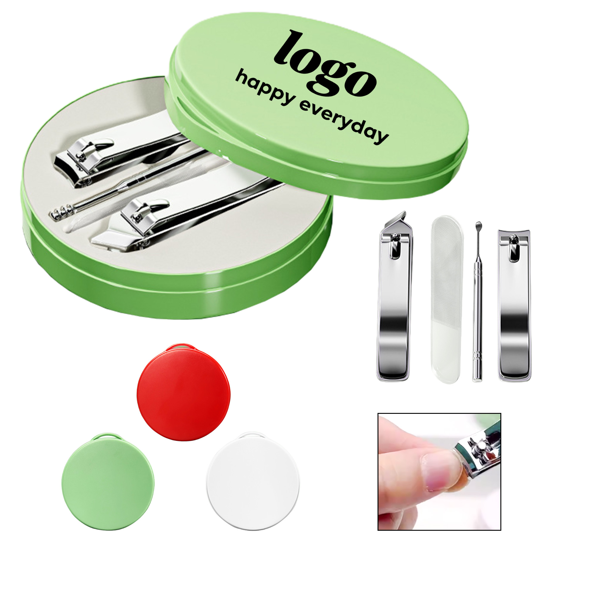 4-Piece Portable Nail Clipper Set 3