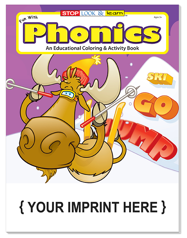 COLORING BOOK - Fun With Phonics Coloring & Activity Book 4