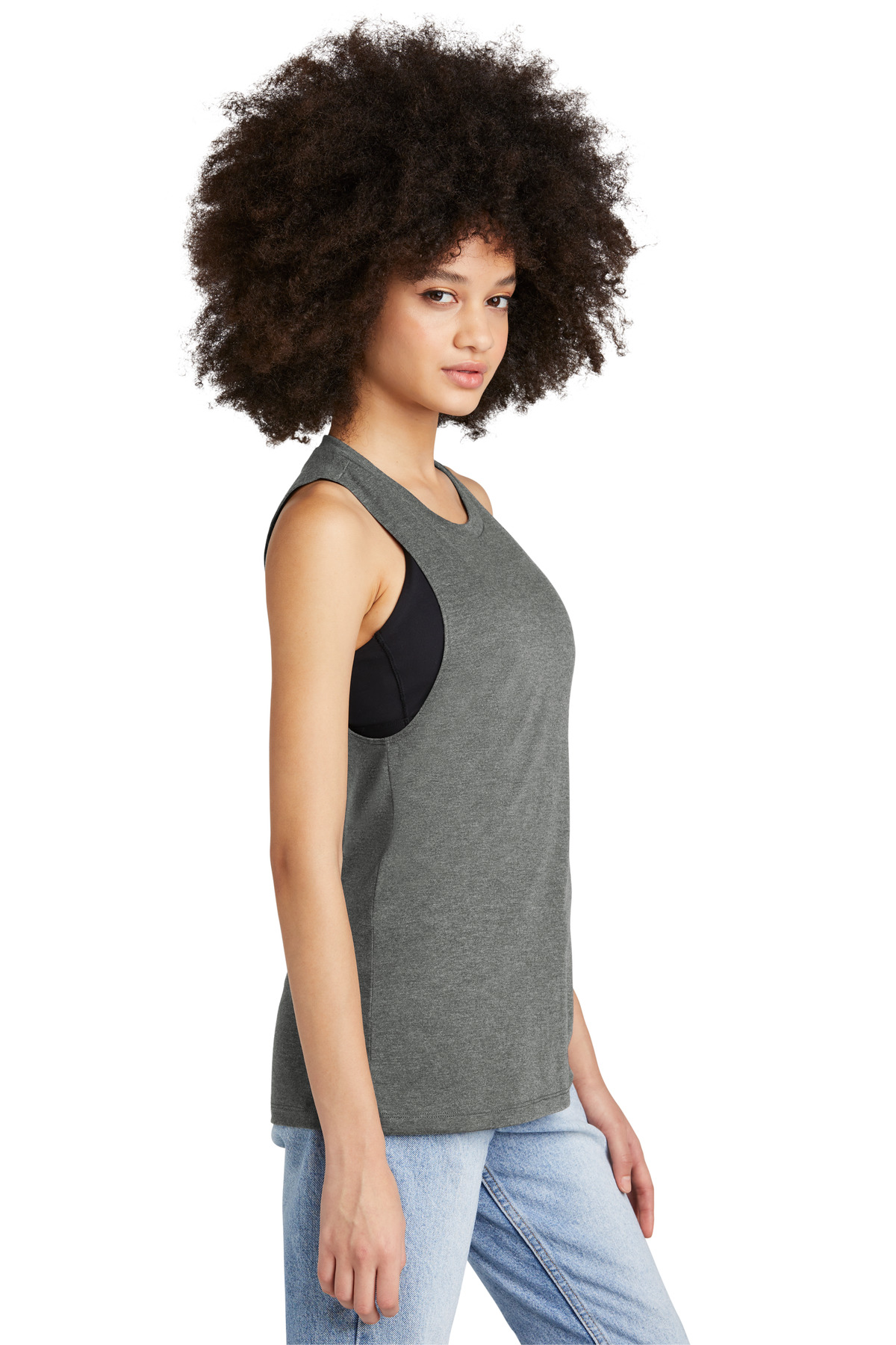 District Women's Perfect Tri Muscle Tank DT153 22
