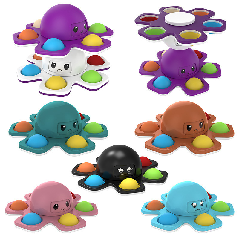 Octopus Face-Changing Bubble Sensory Toy 14
