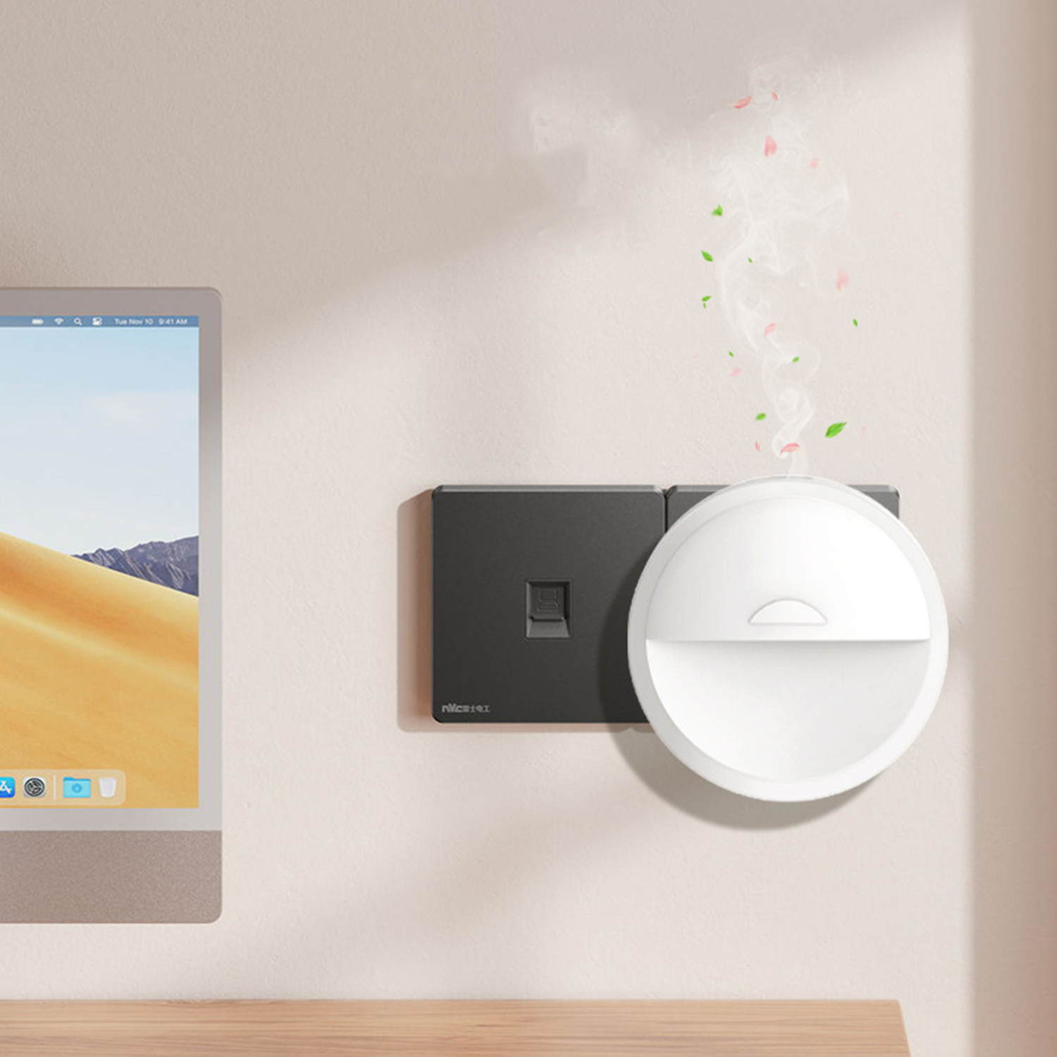 Illuminated Essential Oil Wall Diffuser 4