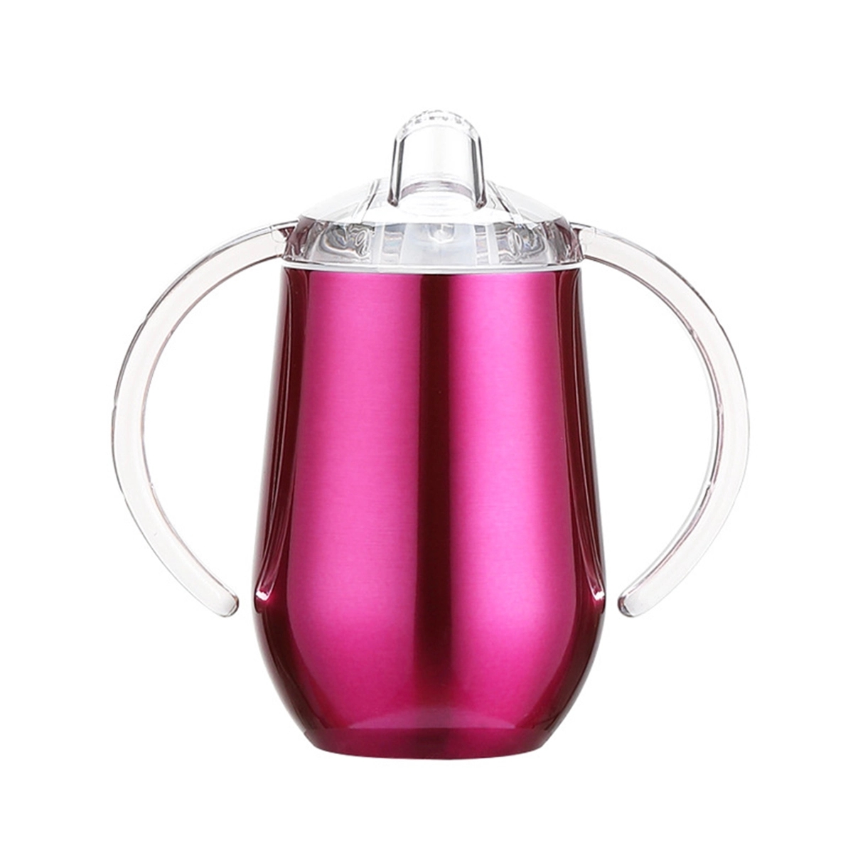 10Oz Custom Bpa Free Baby Feeding Sippy Cups Egg Shape 3