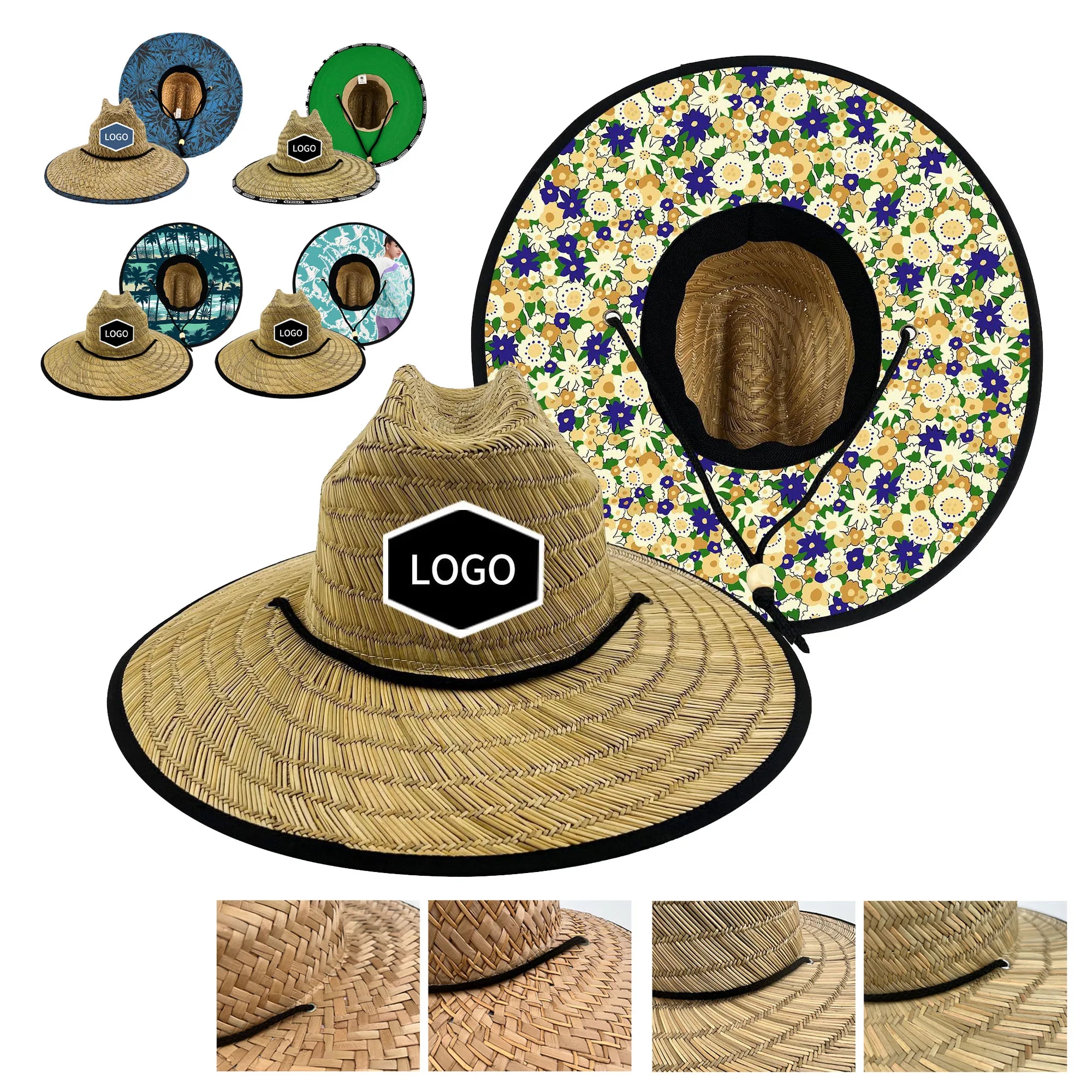 Summer Seagrass Sun Straw Hat 3