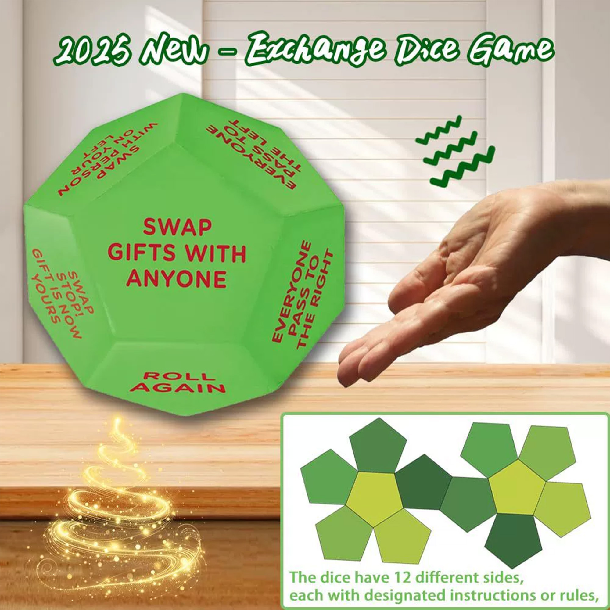 Santa Swap Gift Exchange Dice 3