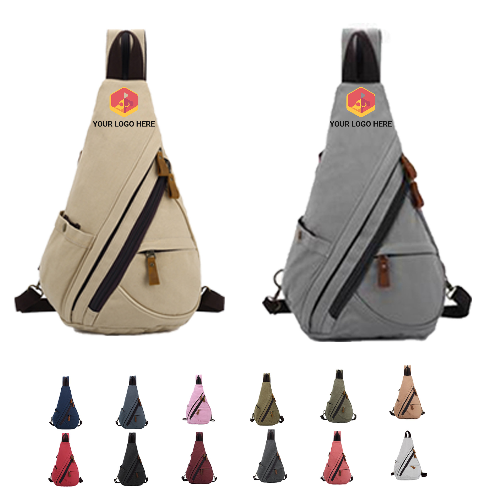 Travel-Friendly Canvas Messenger Bag 2