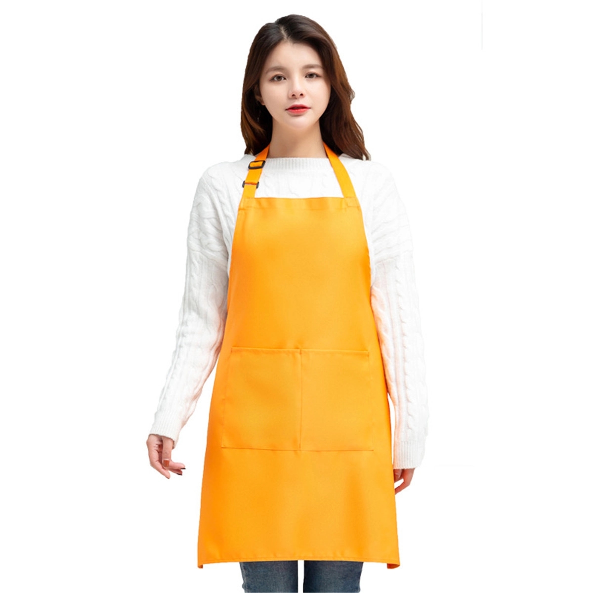 Adjustable Apron with 2 Pockets for BBQ,Cooking,Kitchen 3