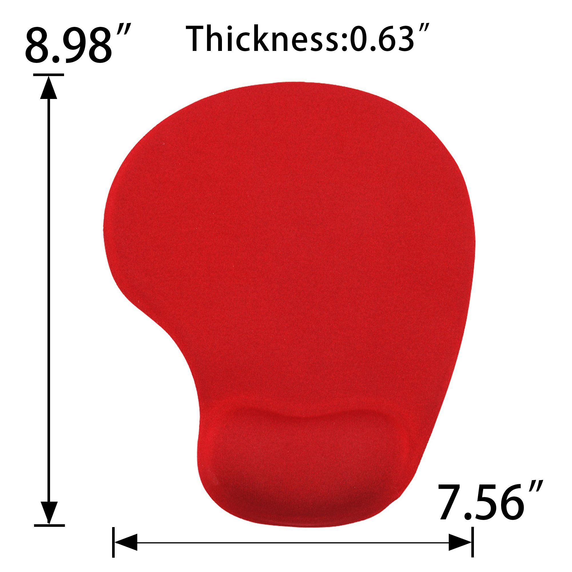 Silicone Wrist Rest Mouse Pad, 9 Colors 4