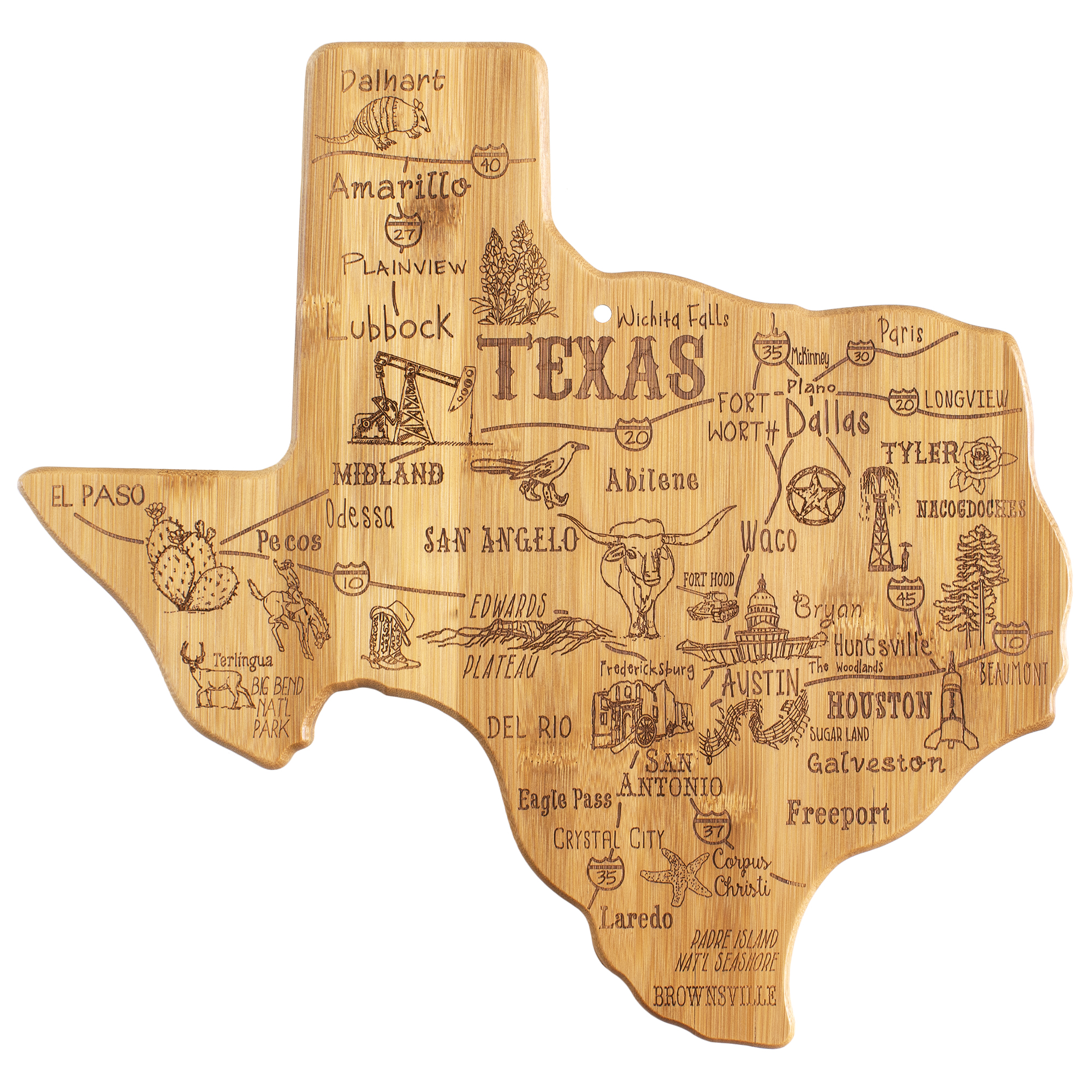 Destination Texas Cutting & Serving Board 5