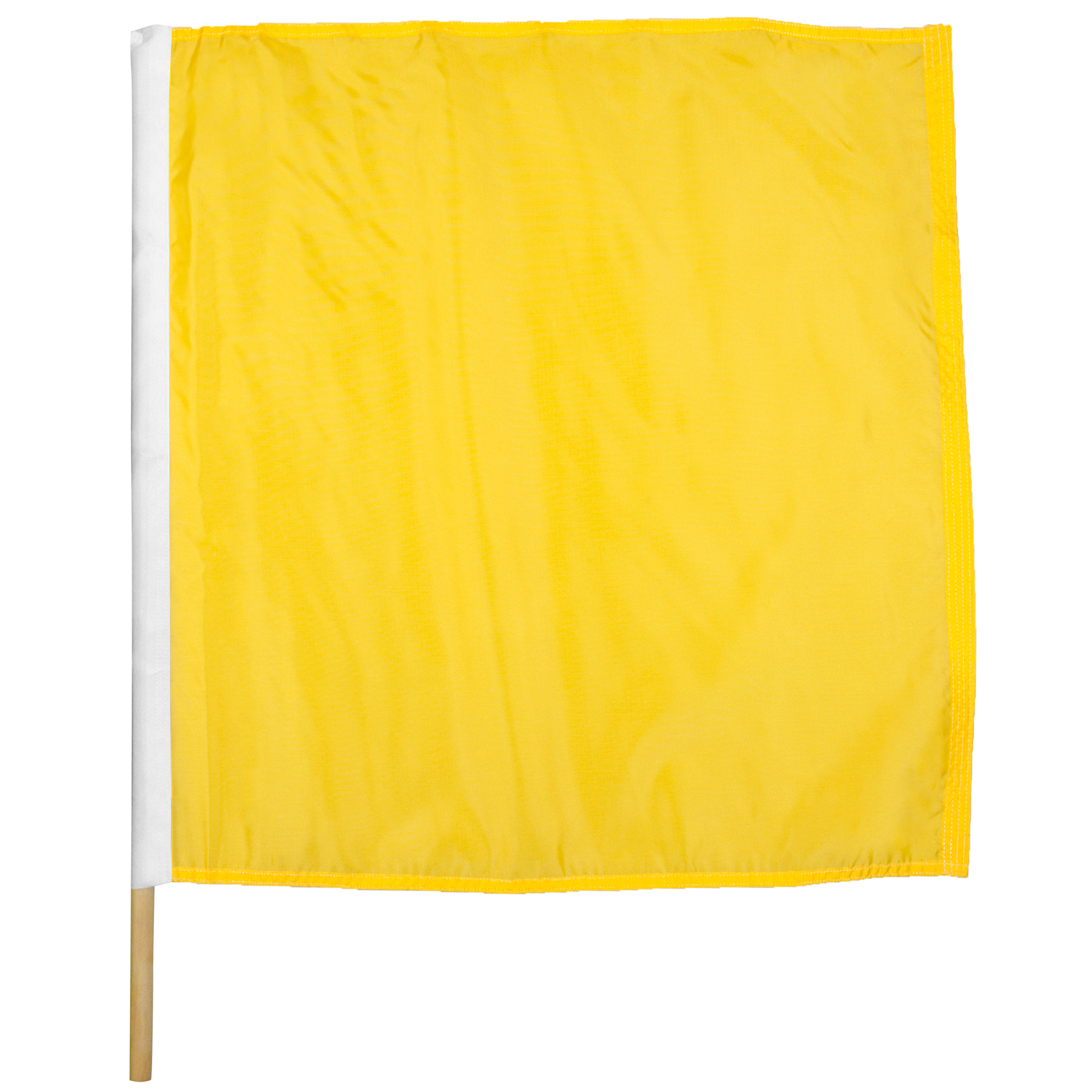 30" x 30" Caution Polyester Motorcycle Racing Flag 2