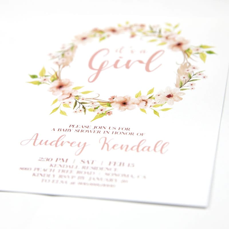 Custom Full Color 5 X 7 Inch Invitation Cards 15