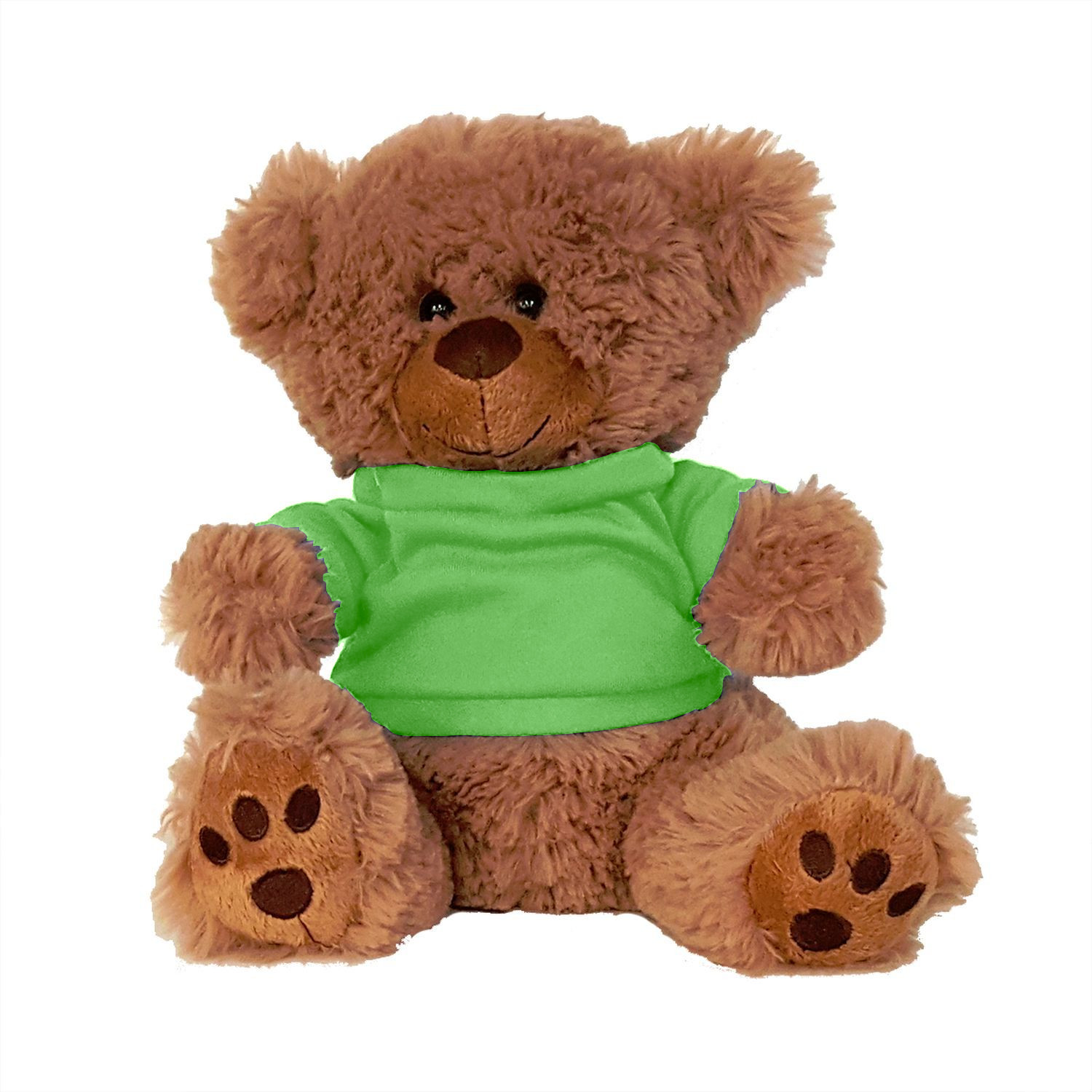 Plush Bear w/ Embroidered Paws and T-Shirt 21