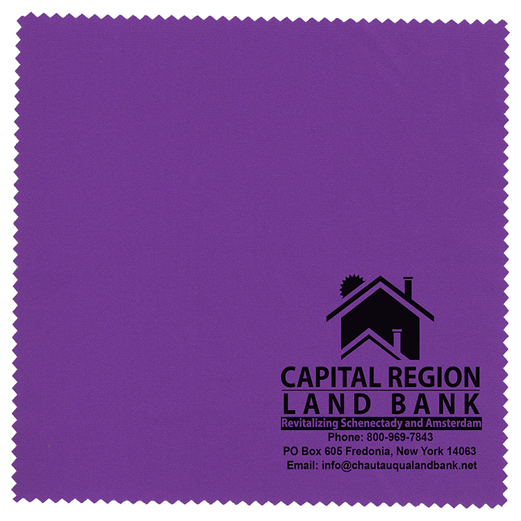 "ONECLEANSCREEN" 6" X 6" 100% Microfiber Recycled RPET Polyester Cleaning Cloth & Screen Cleaner 41