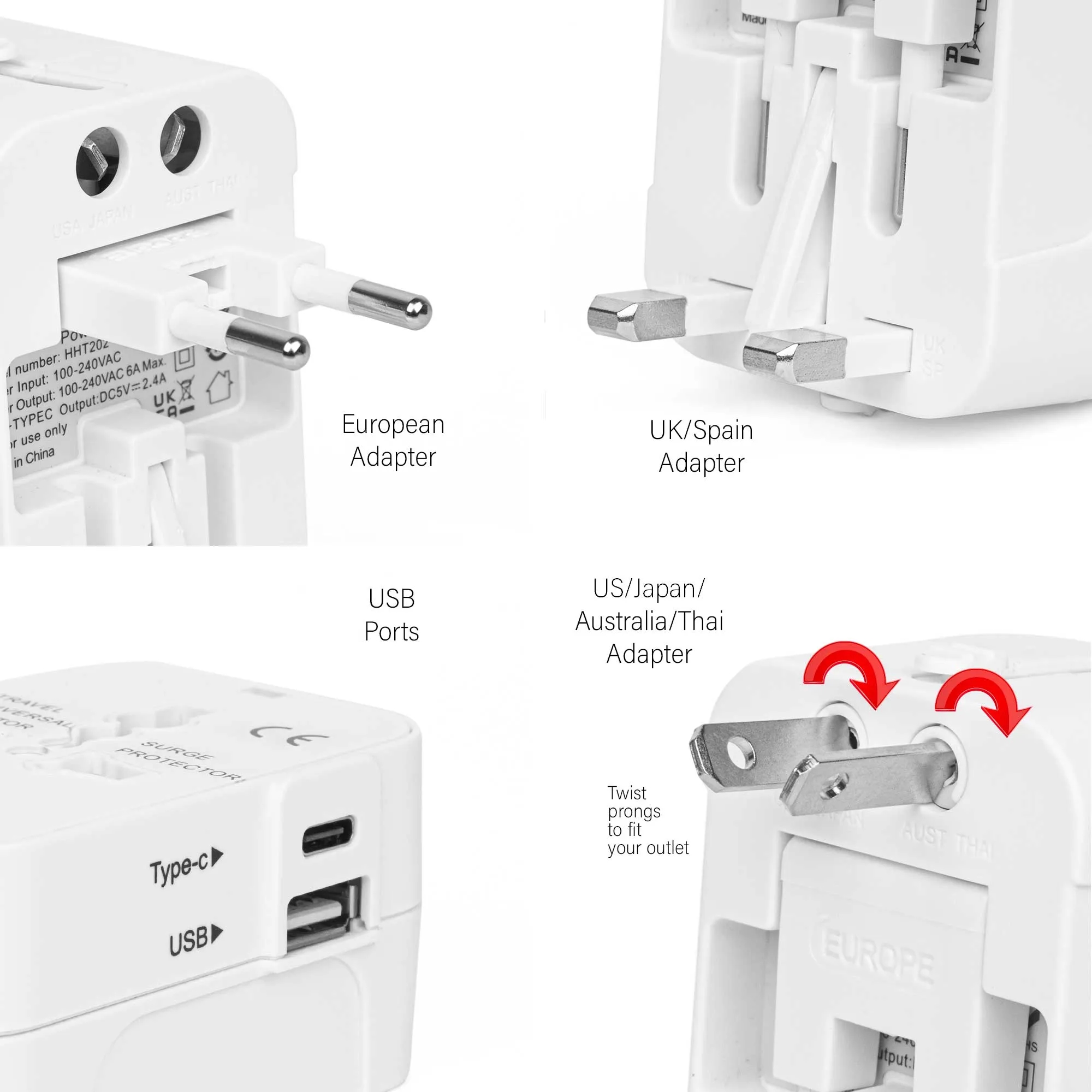 Universal International Travel Adapter 1