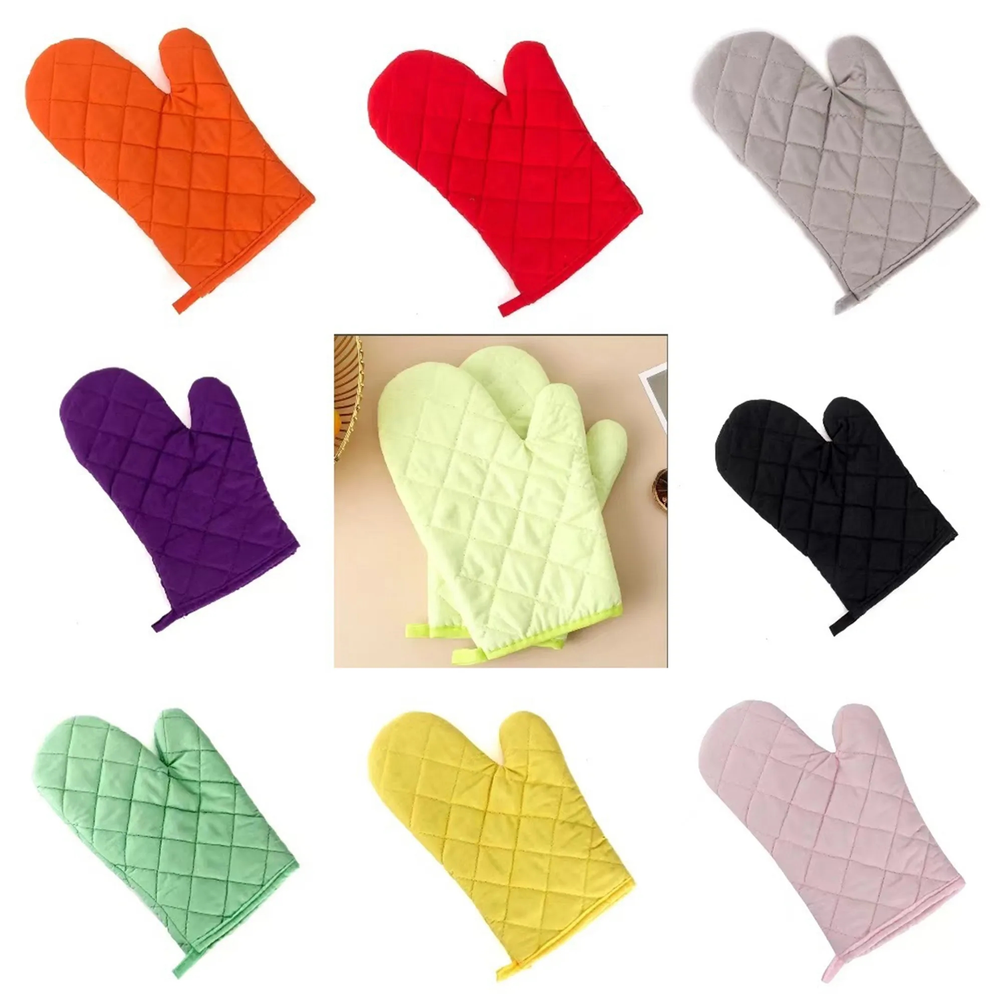 Colorful Oven Mitts for Baking & Microwave Use 4