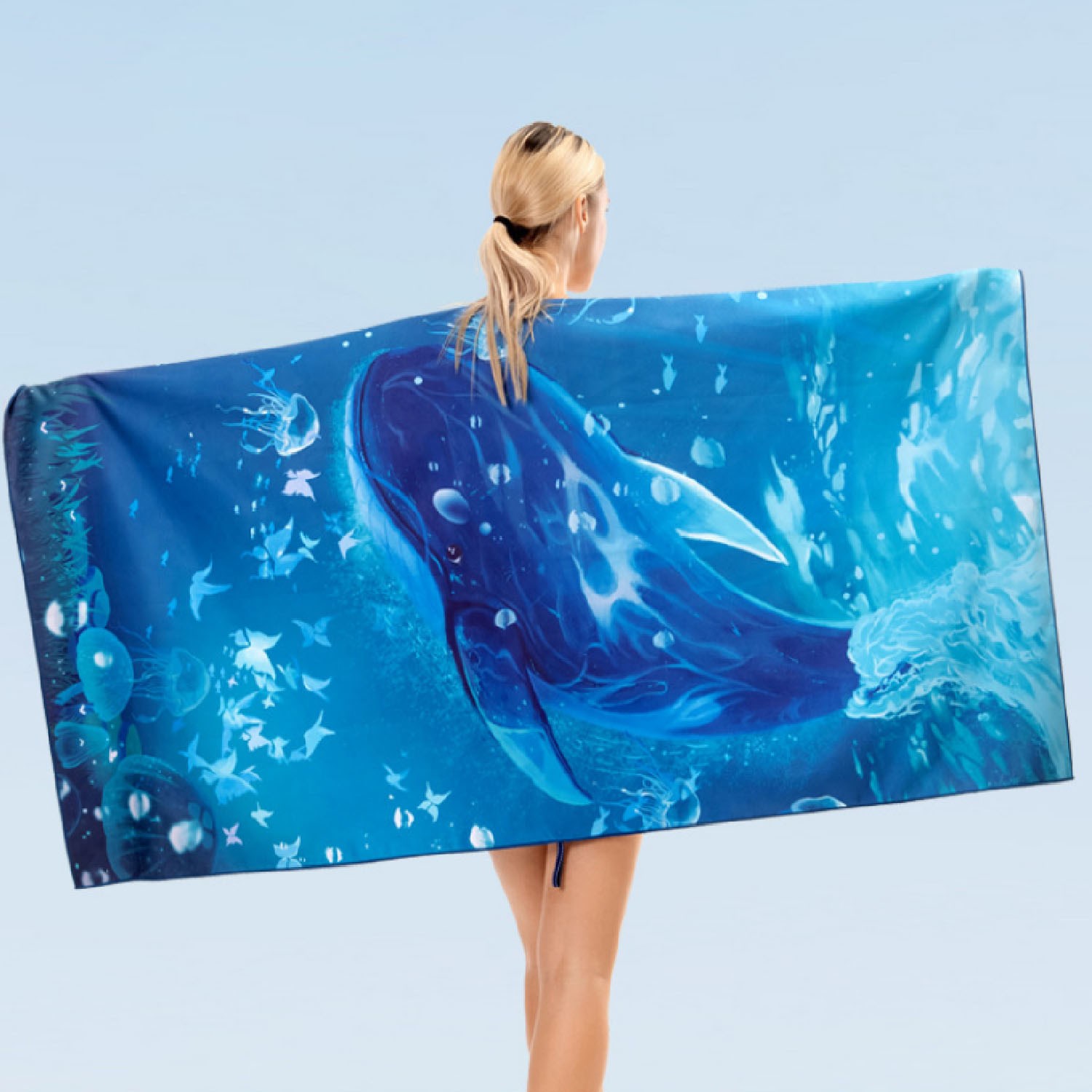 40"x 75" Sublimated Microfiber Sand Proof Beach Towel 2