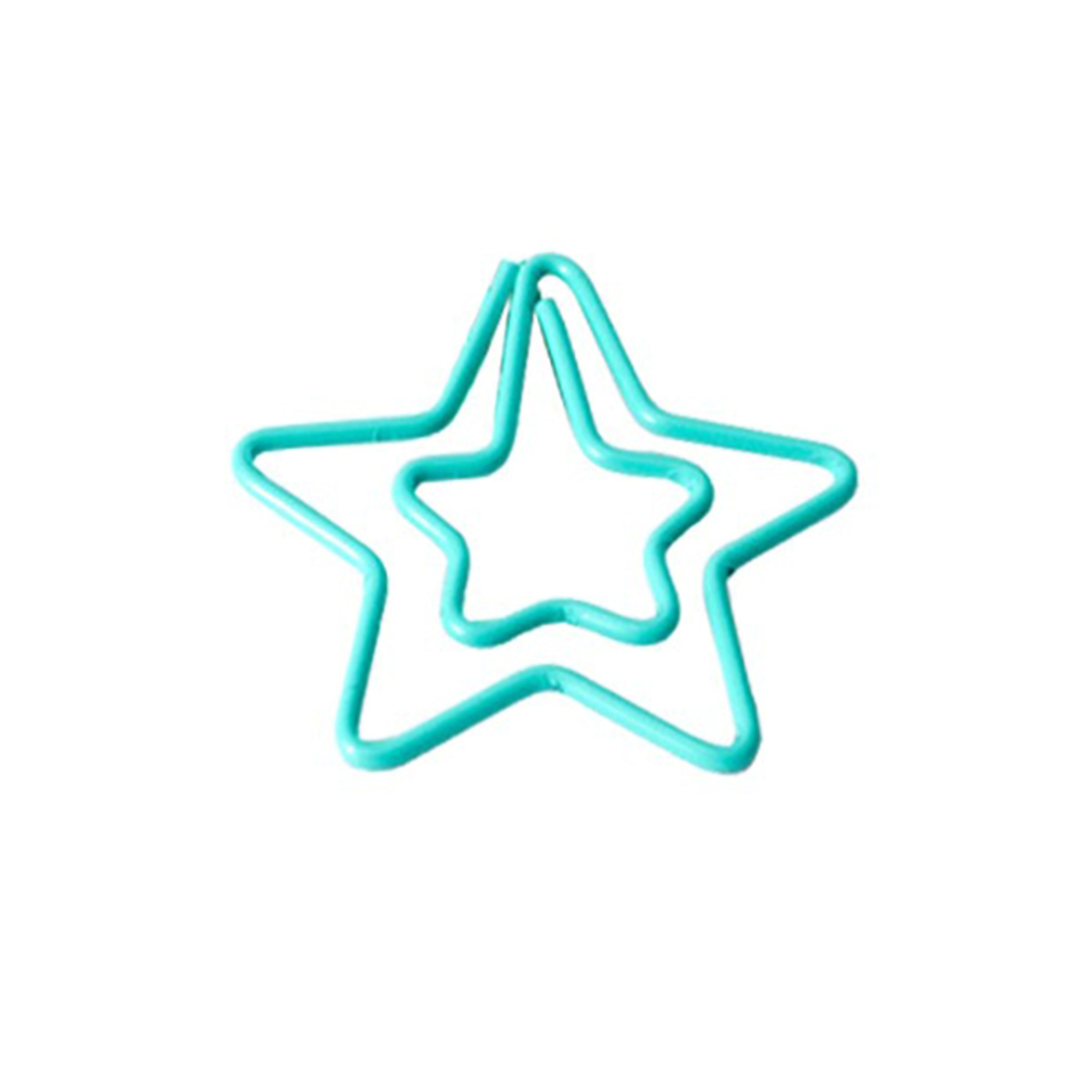 Star Shaped Paper Clips w/Tin Container 2