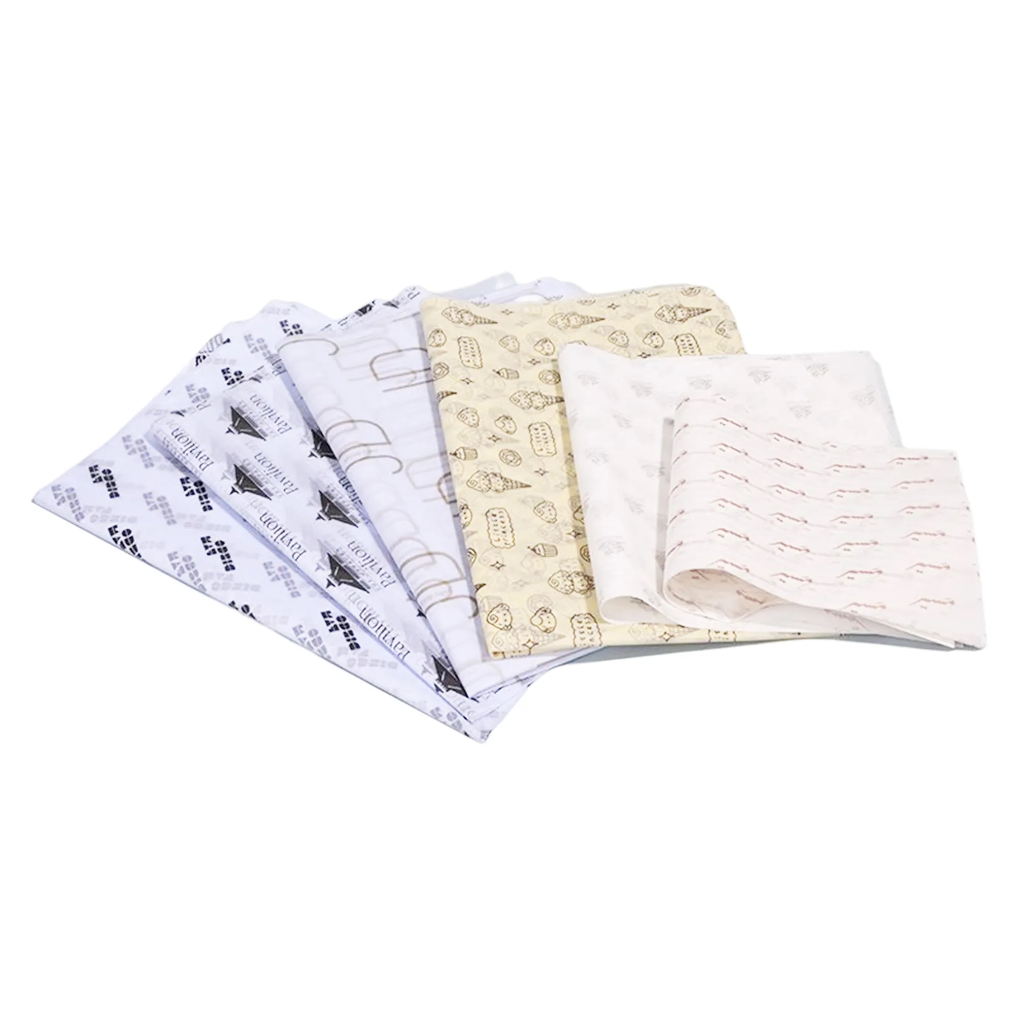 Custom Gift Wrapping Sandwich Burger Tissue Paper 2
