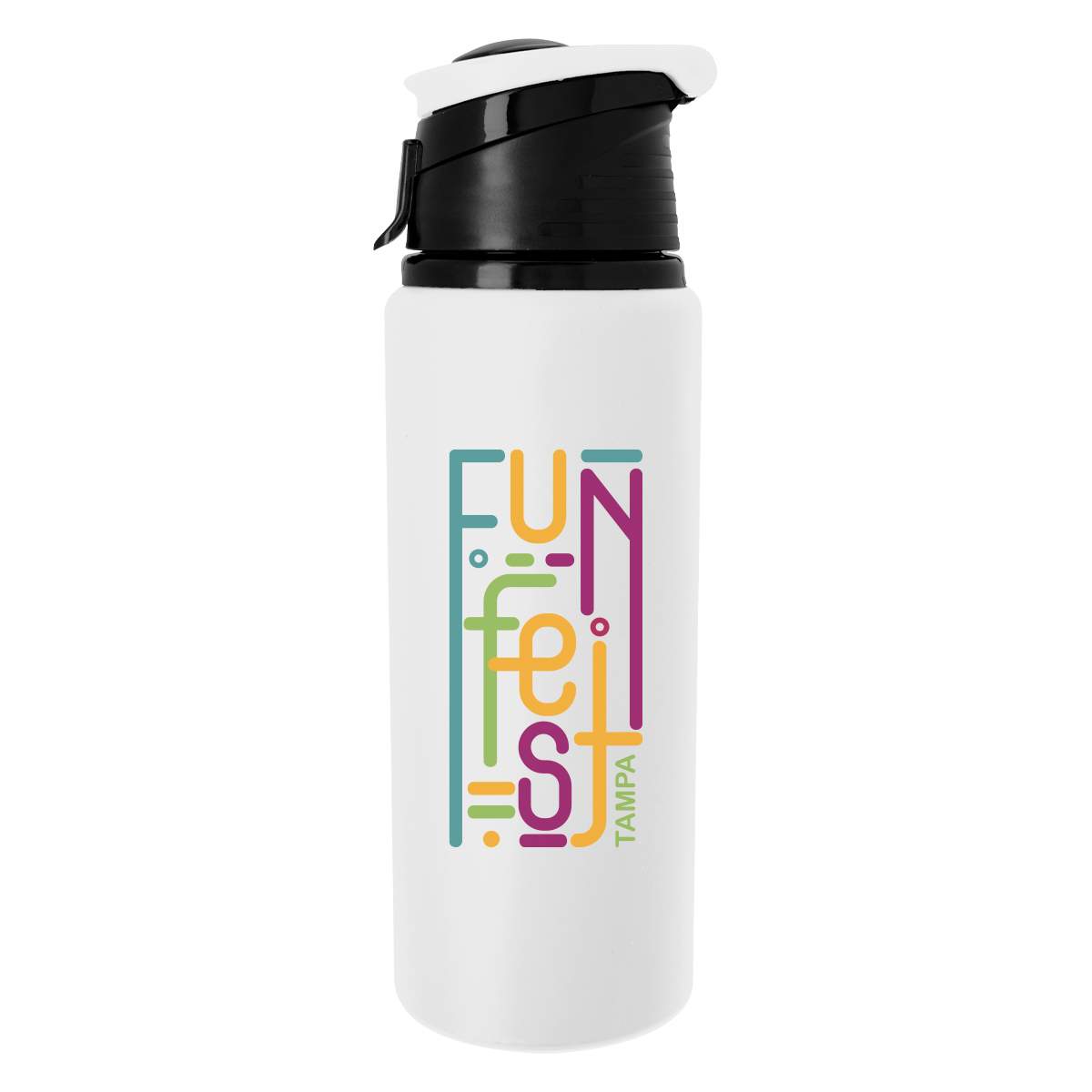 24 Oz. Velvet Touch Aluminum Bottle, custom water bottle with logo imprint 10