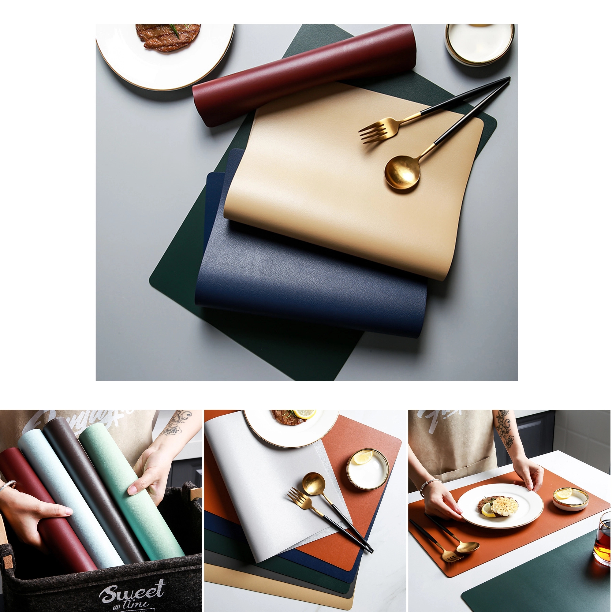 PU Plate Mat MOQ 50pcs