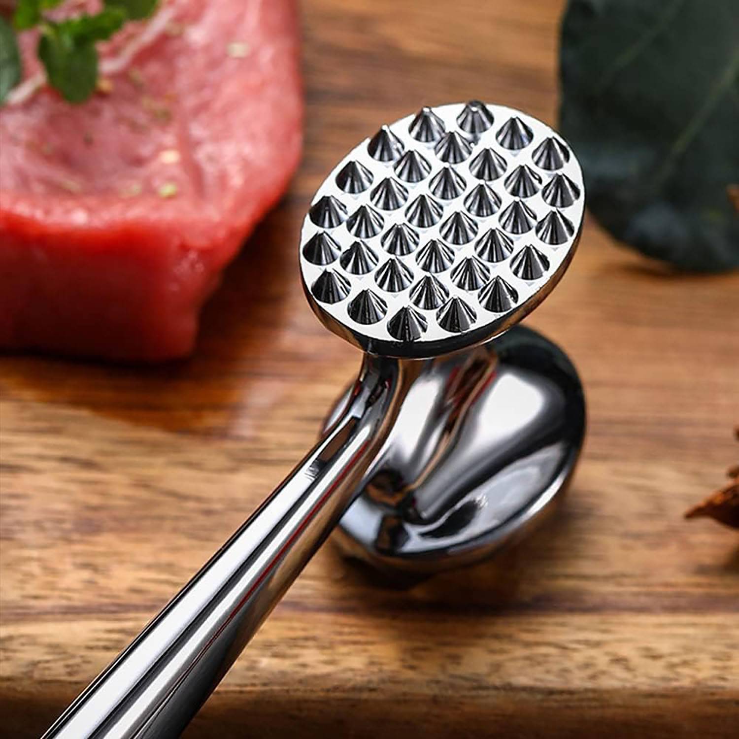 Meat Tenderizer Hammer Mallet Tool for Pounding Beef Steak 10