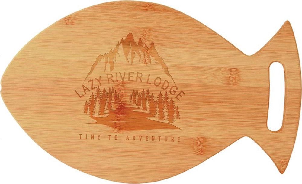 Bamboo Fish Shape Cutting Board (14" x 8 1/2") 2