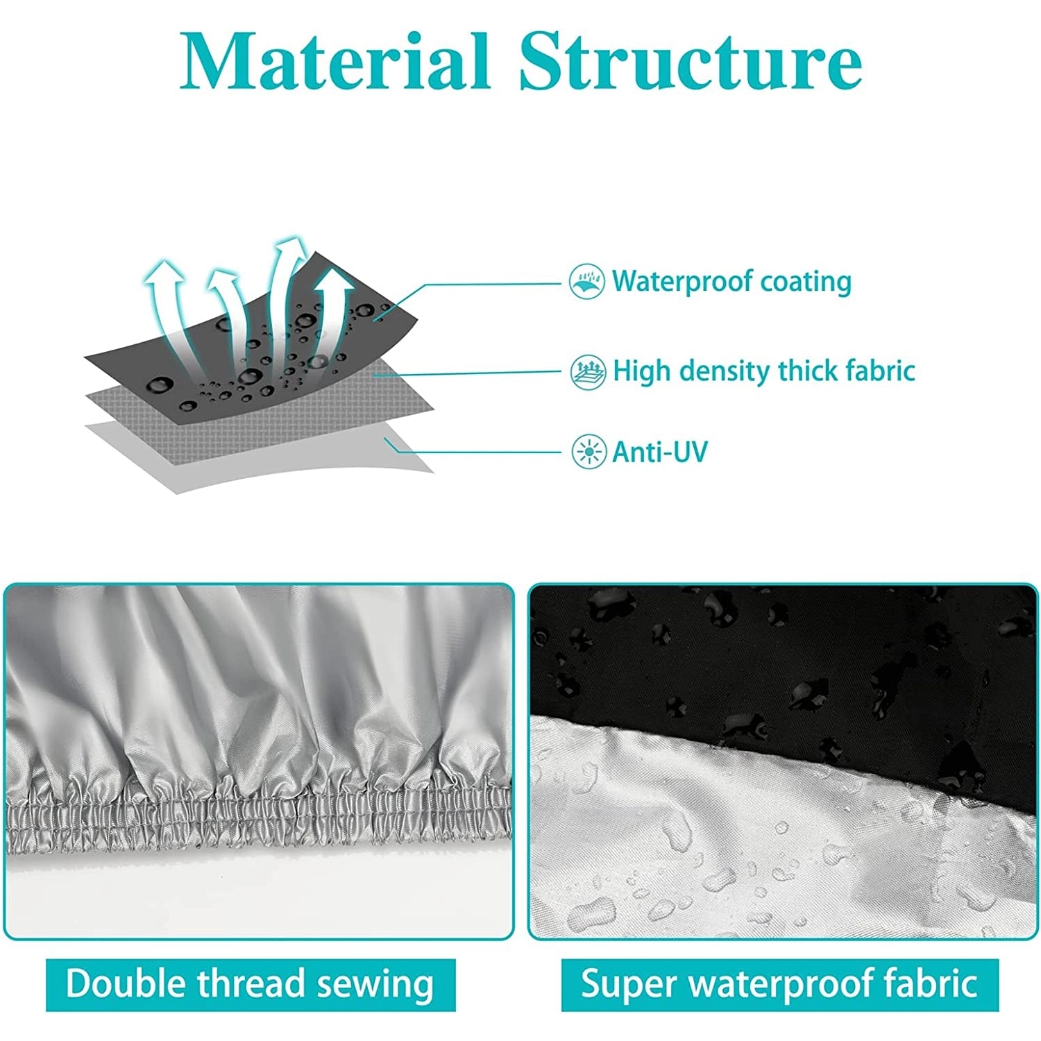 Waterproof Sun Motorcycle Cover 8