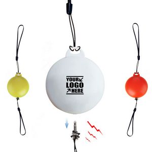 Round Safety Alarm Keychain With 120DB Panic Sound 3