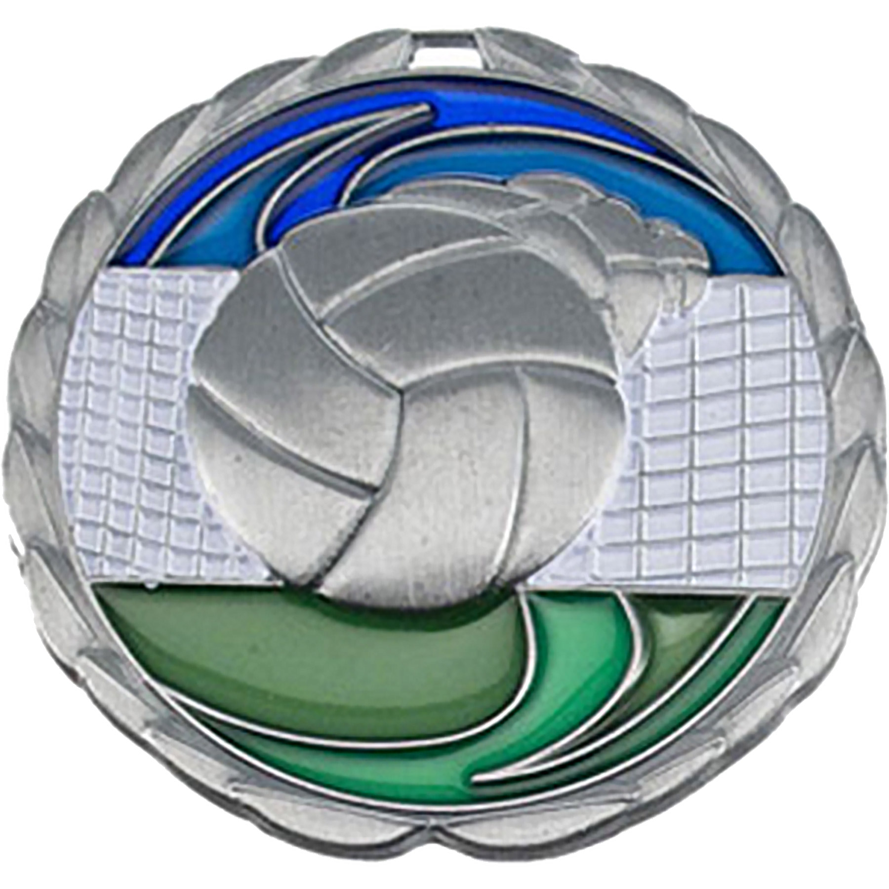 Stock Color Medals: Volleyball 3