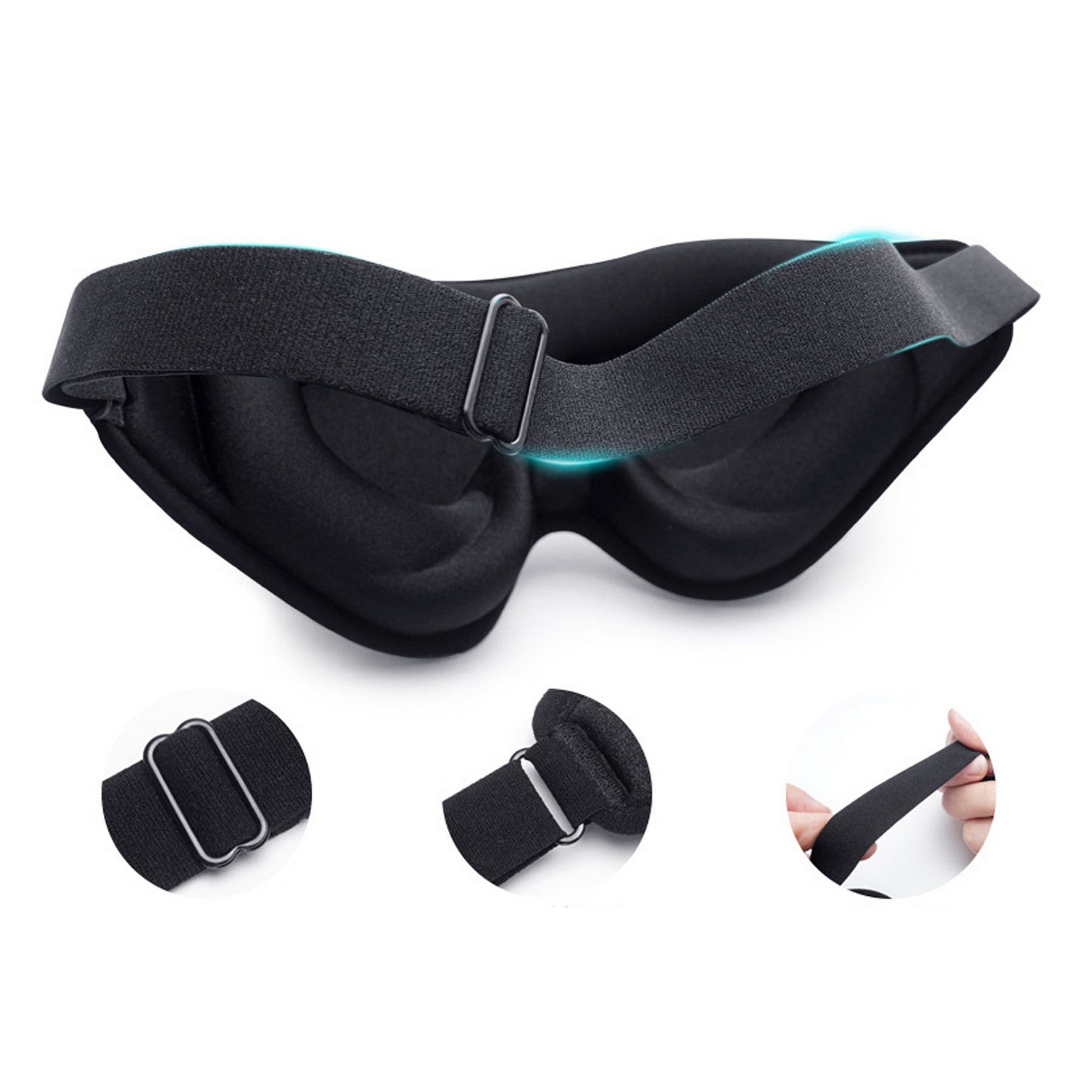 3D Blackout Sleep Mask 5