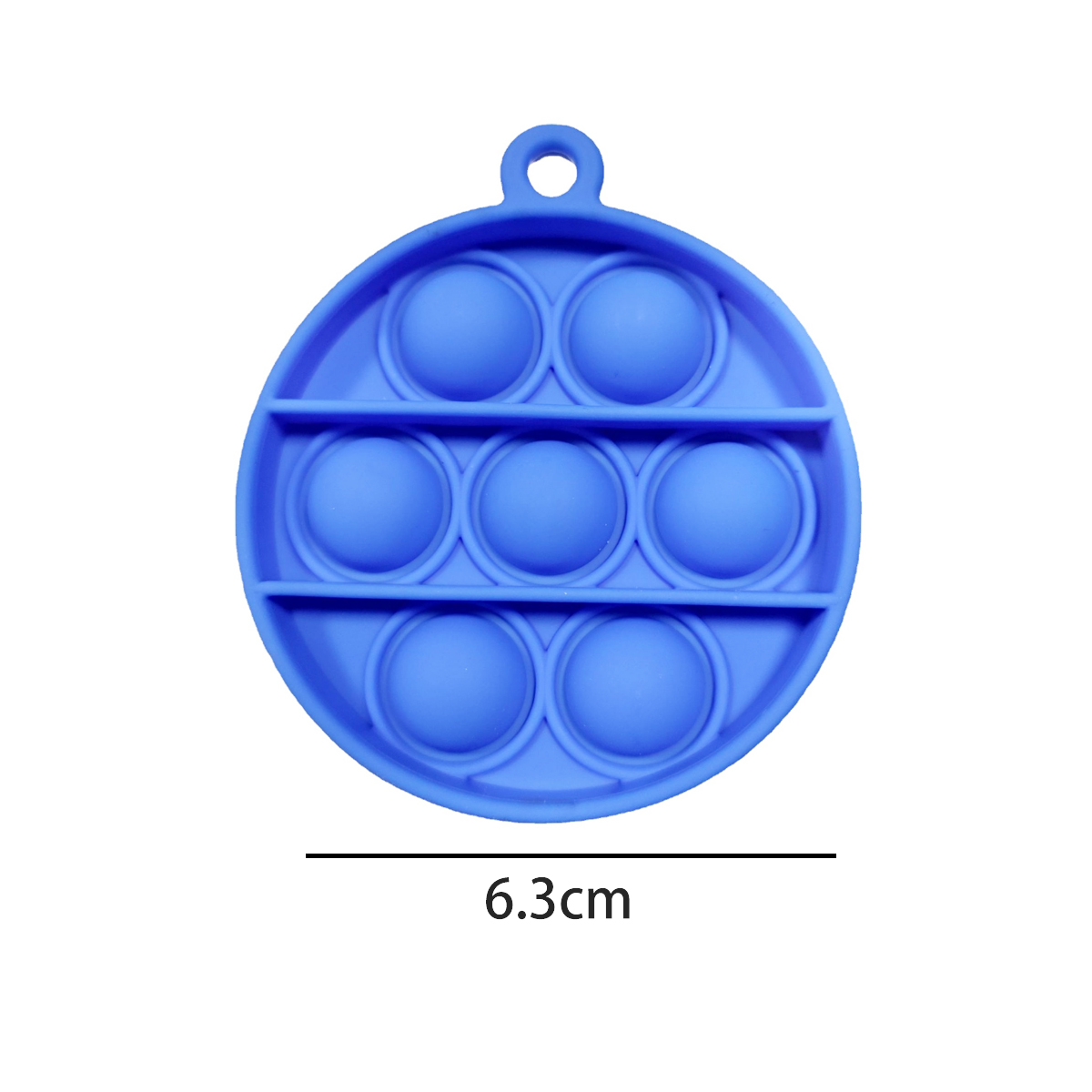 Round Pop Bubble Fidget Sensory Toy Keychain 5