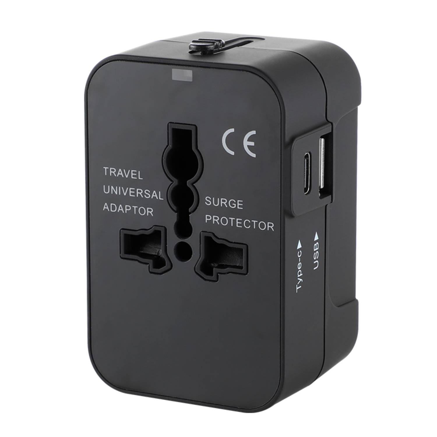 Dual Port Type C USB A Universal Travel Adapter 8