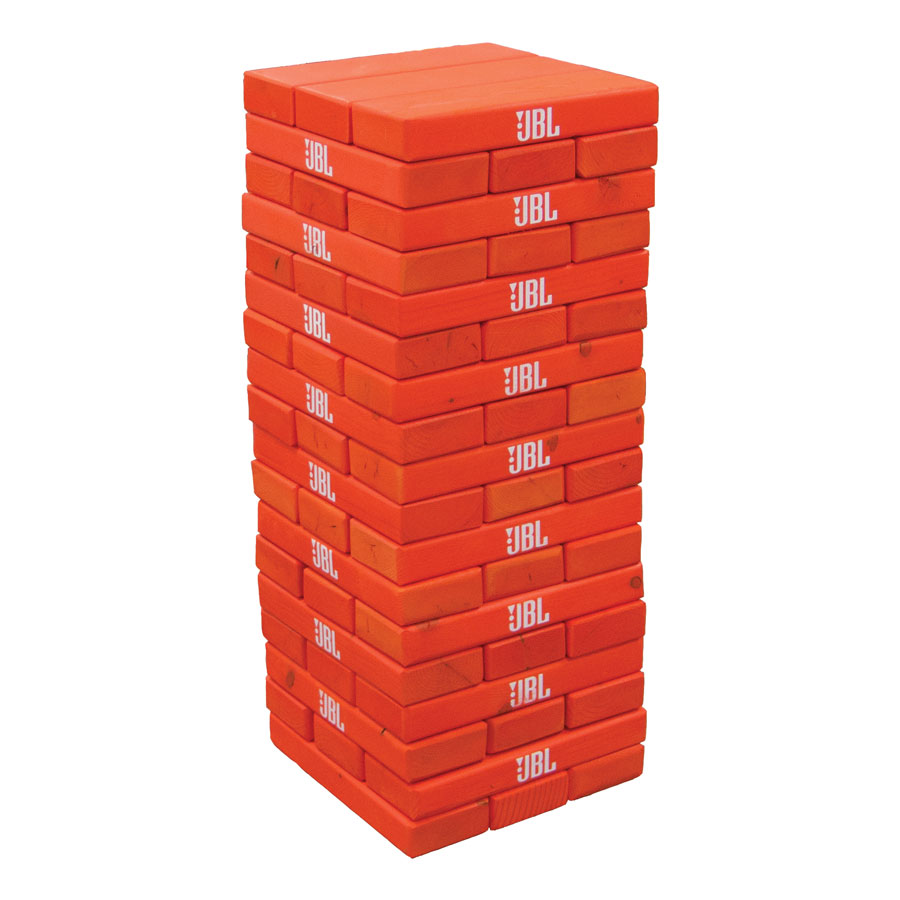 Jumbo Toppling Tower Blocks Game 1 Custom Color Finish 1 Imprint Location