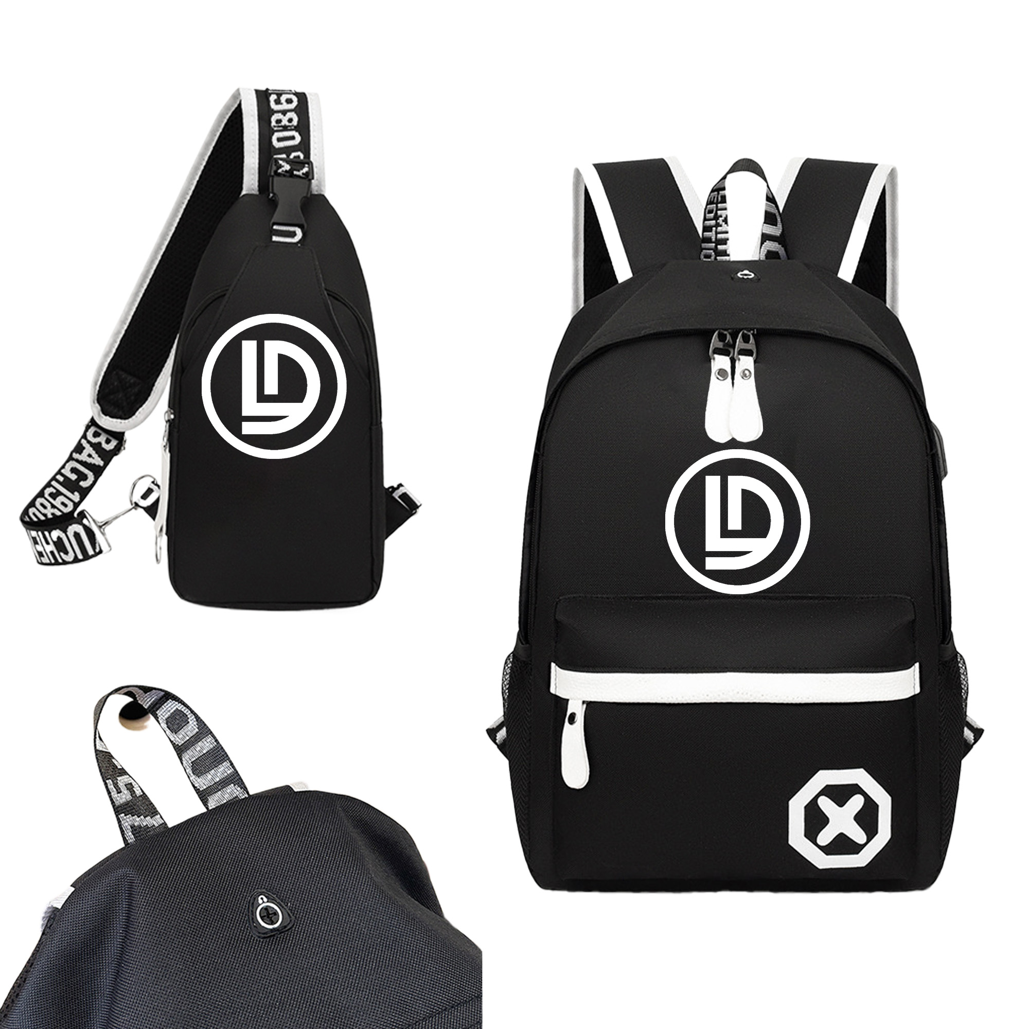 Modern Night Shine Backpack 2