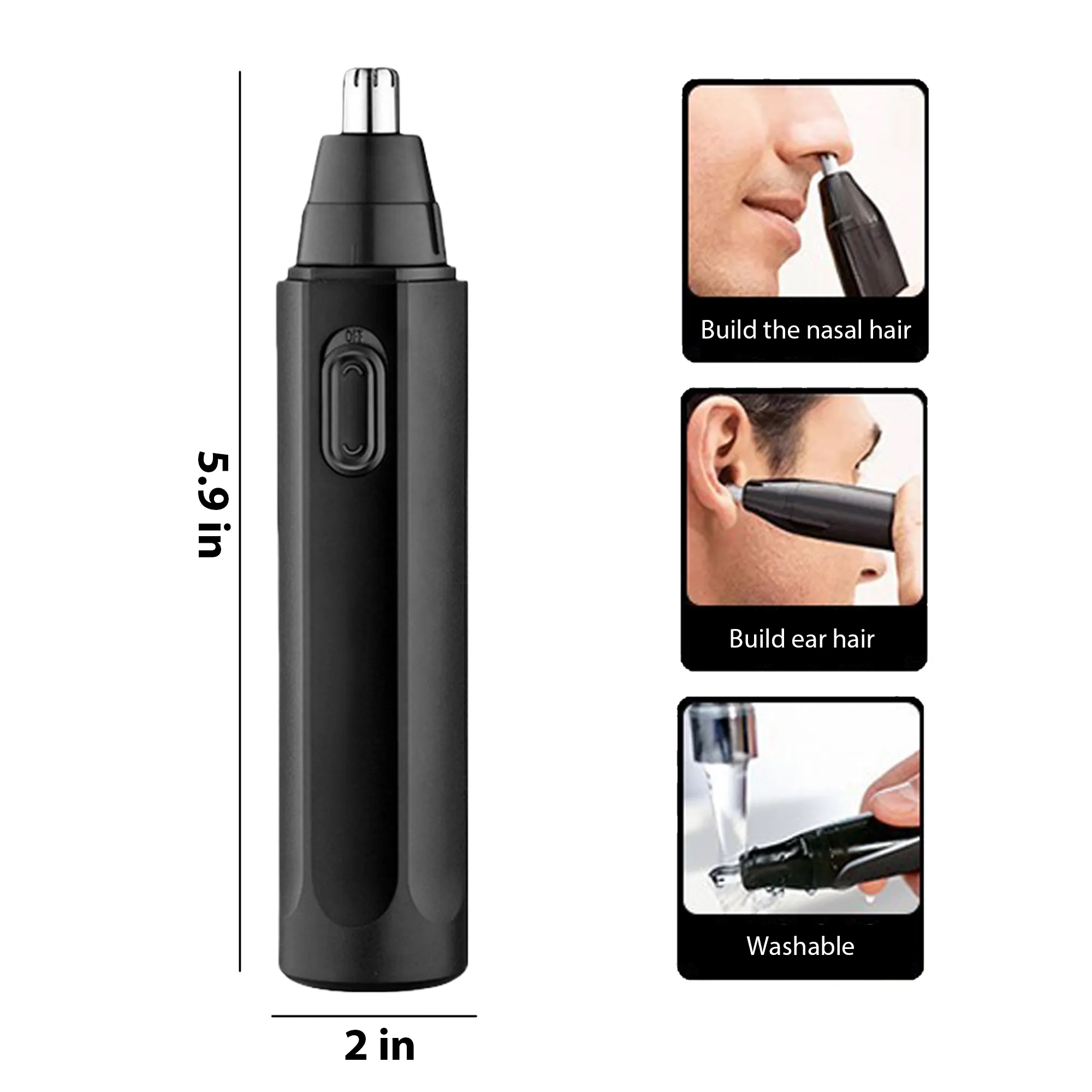 Cordless Nose Hair Trimmer 6