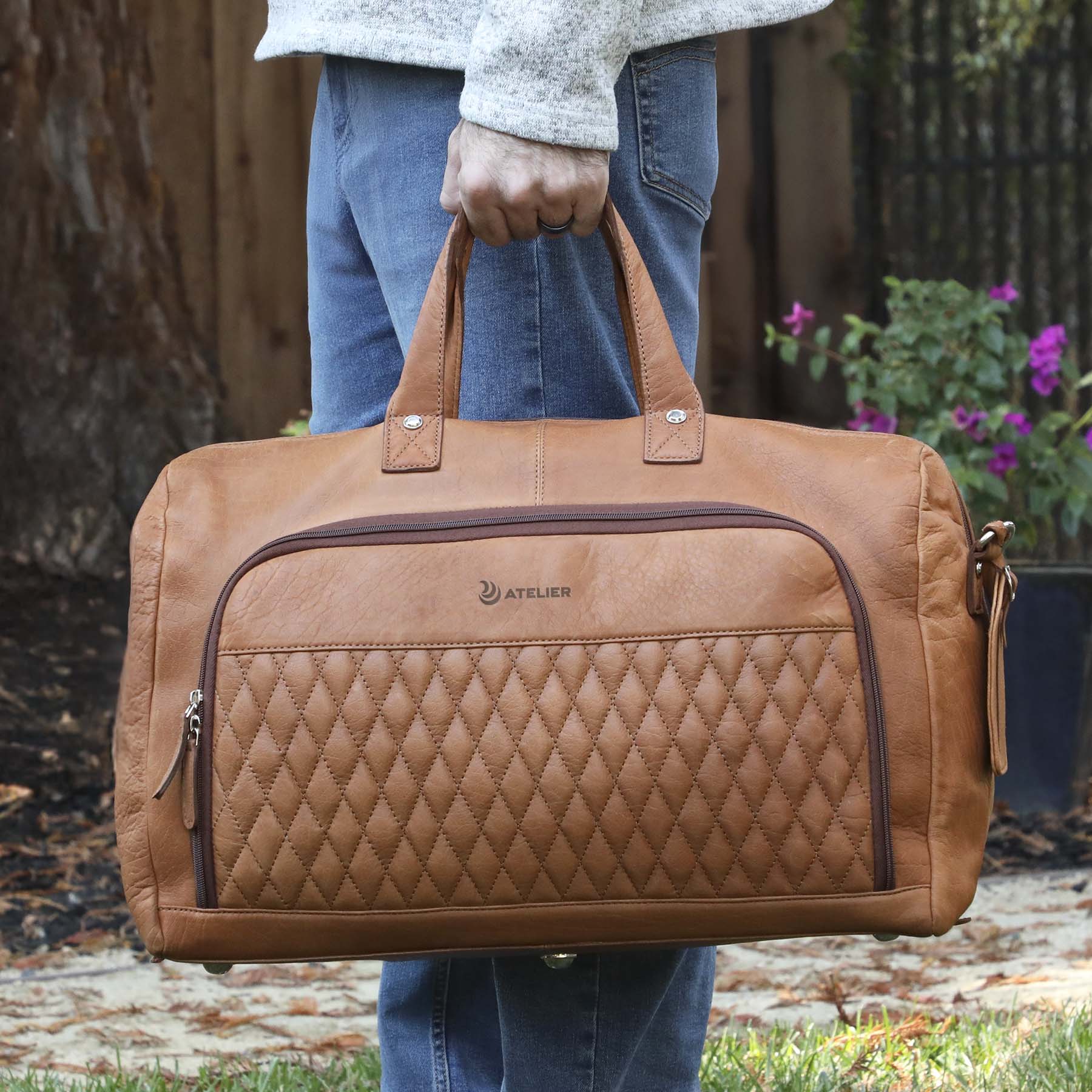 Bell Canyon Leather Duffel Bag 13