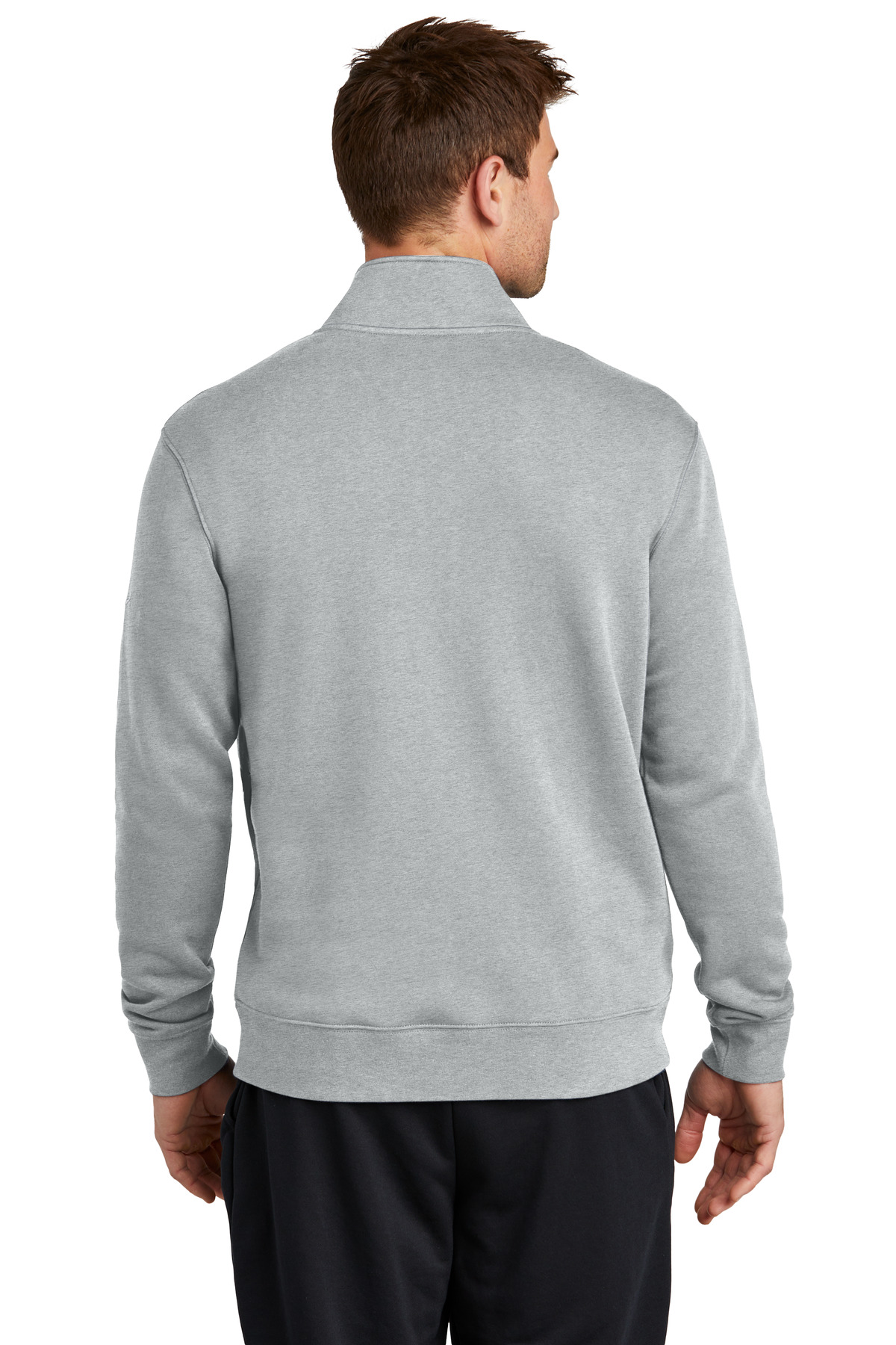 Nike Club Fleece Sleeve Swoosh 1/2-Zip NKDX6718, custom hoodie or sweatshirt with logo imprint 52
