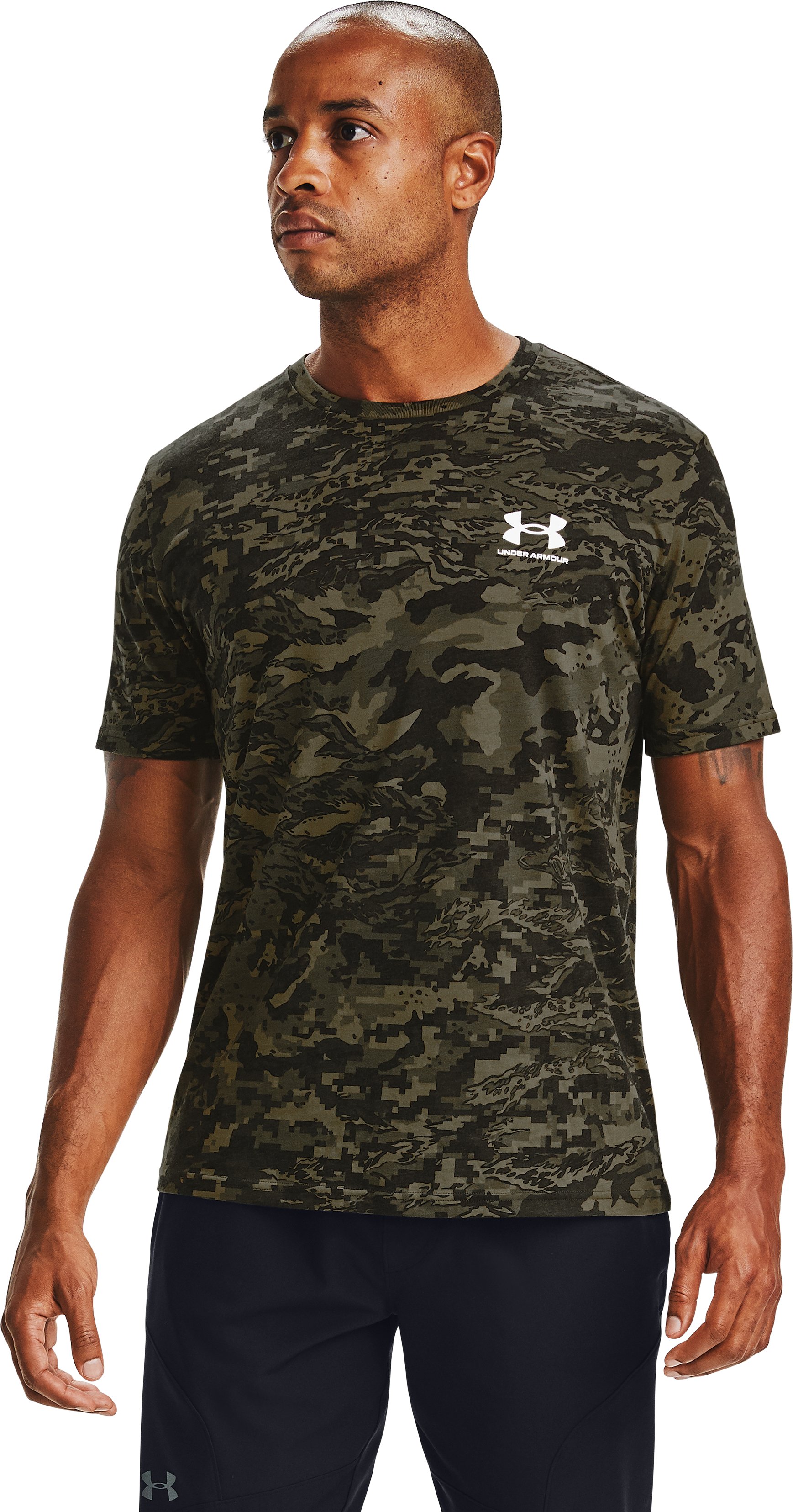 UA ABC Camo Men's Short Sleeve 5