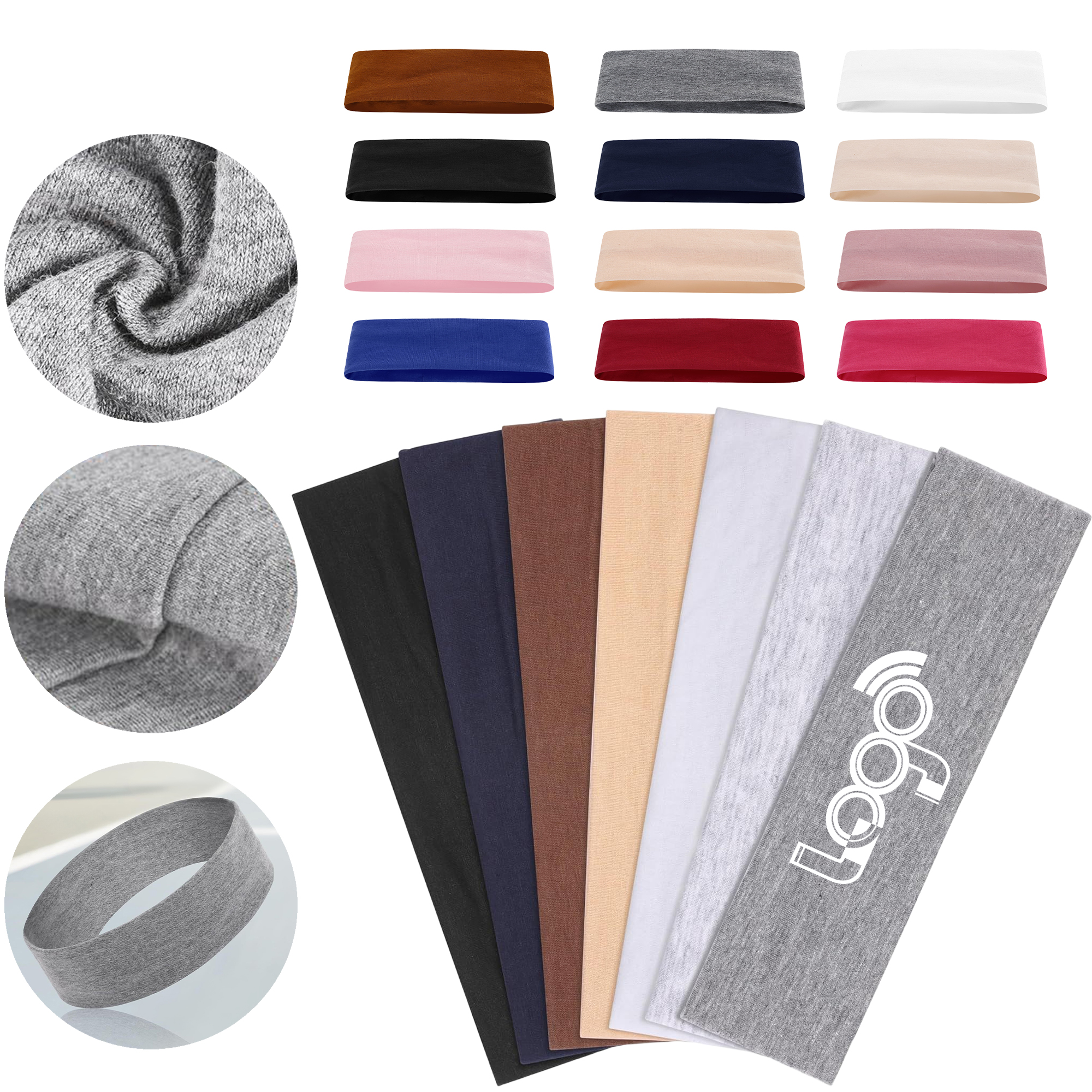 Anti-Slip Athletic Hairbands for Workout 2