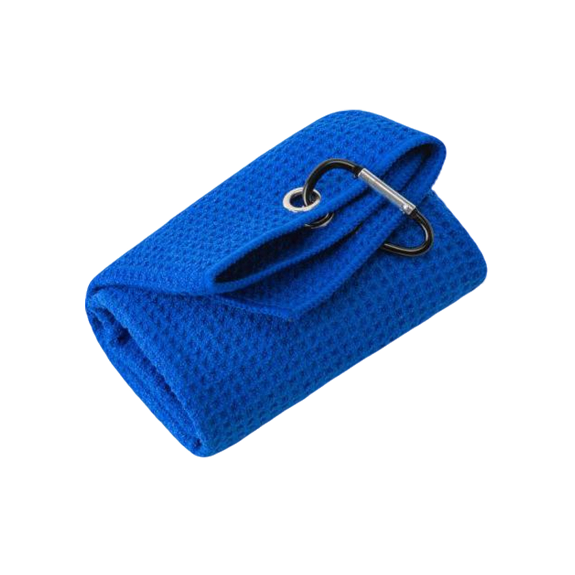 Waffle Microfiber Golf Towel With Carabiner 12 x 12 6