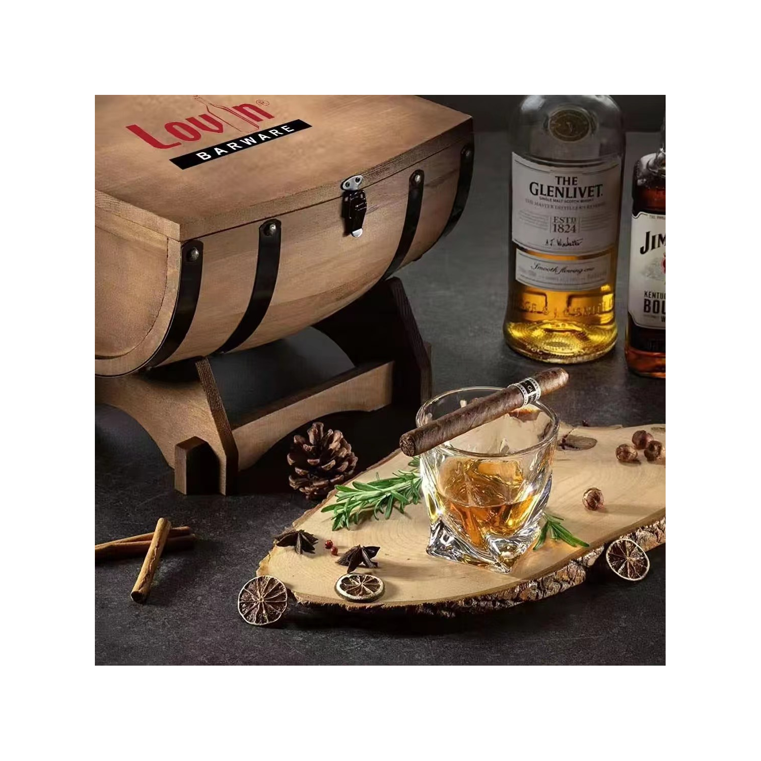Whiskey Glass Storage Box 3