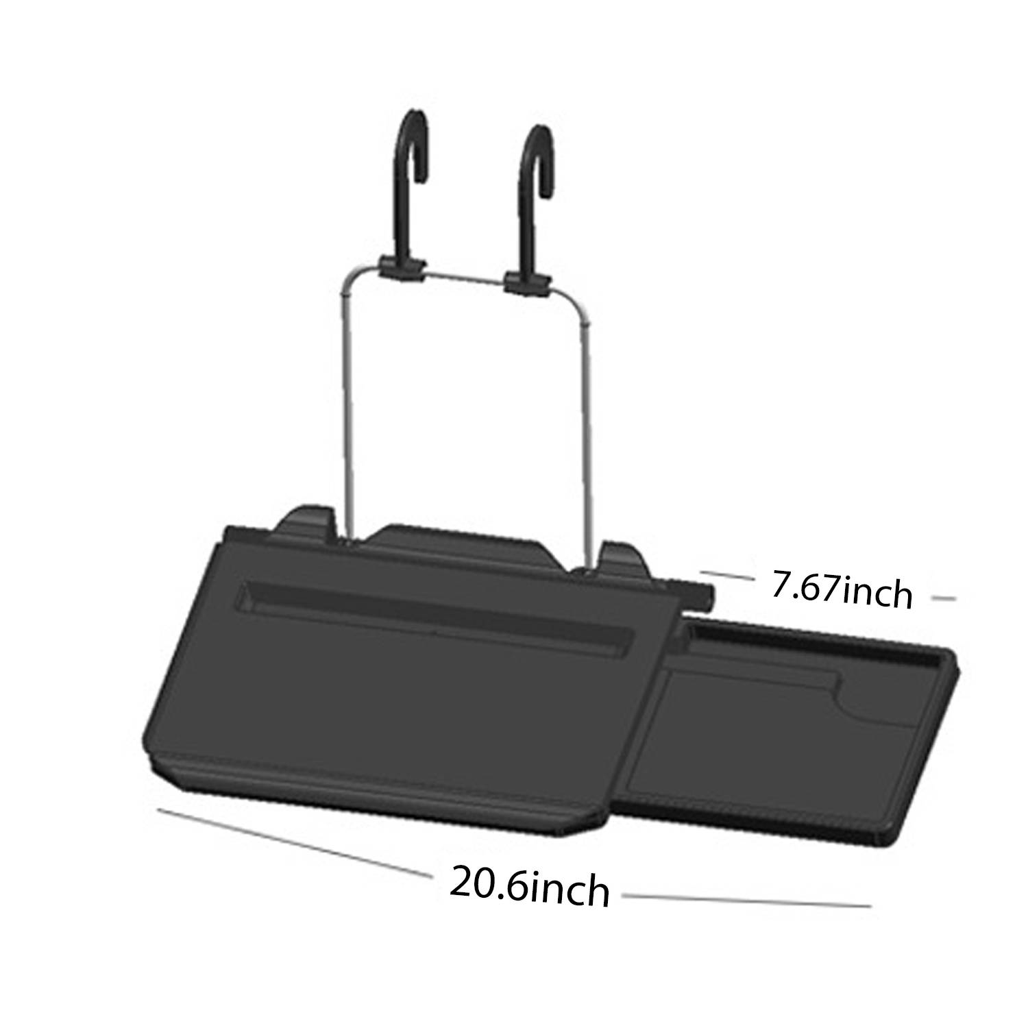 Multifunctional Elastic Mini Hook Table in Car 4