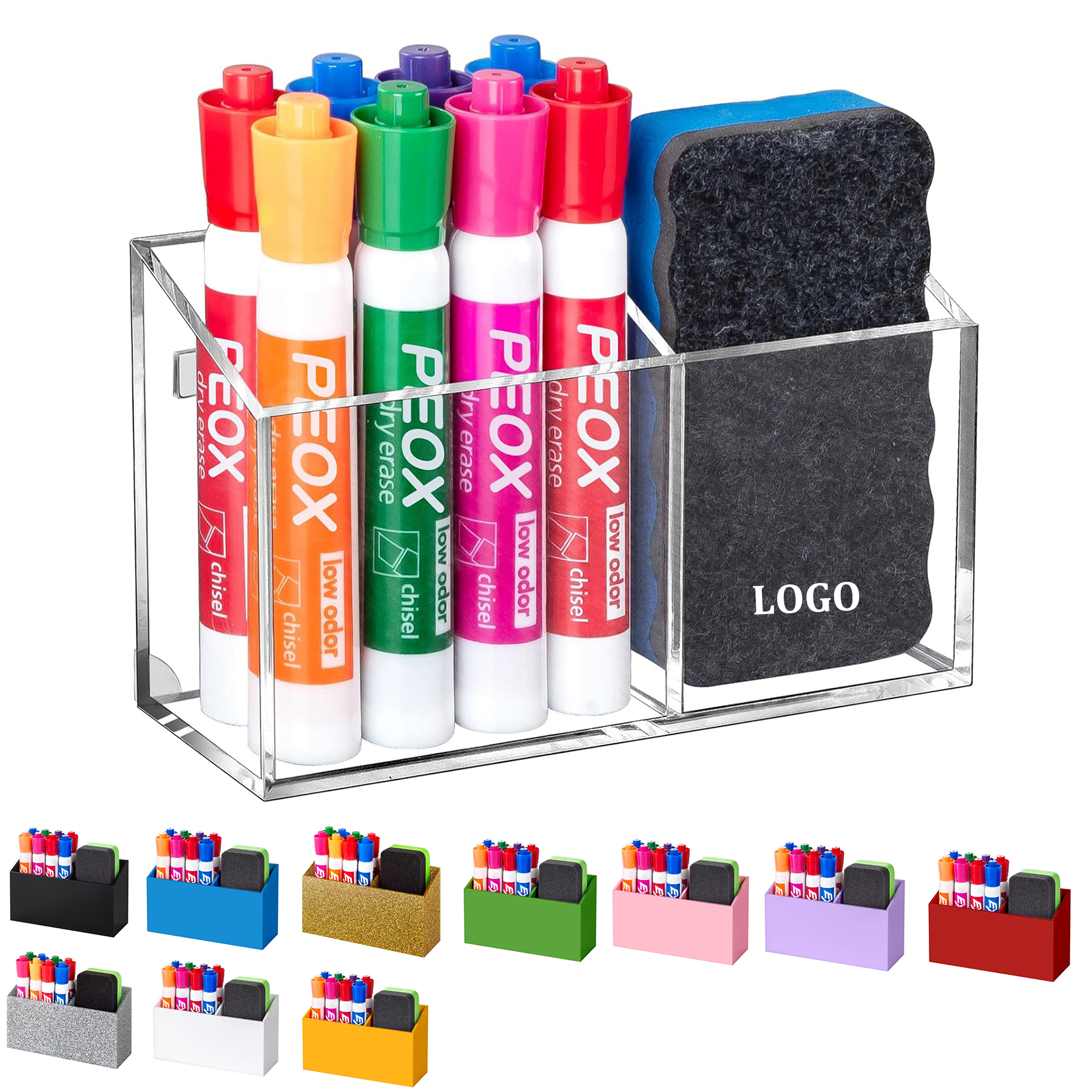 Acrylic Magnet Pen Holder 3
