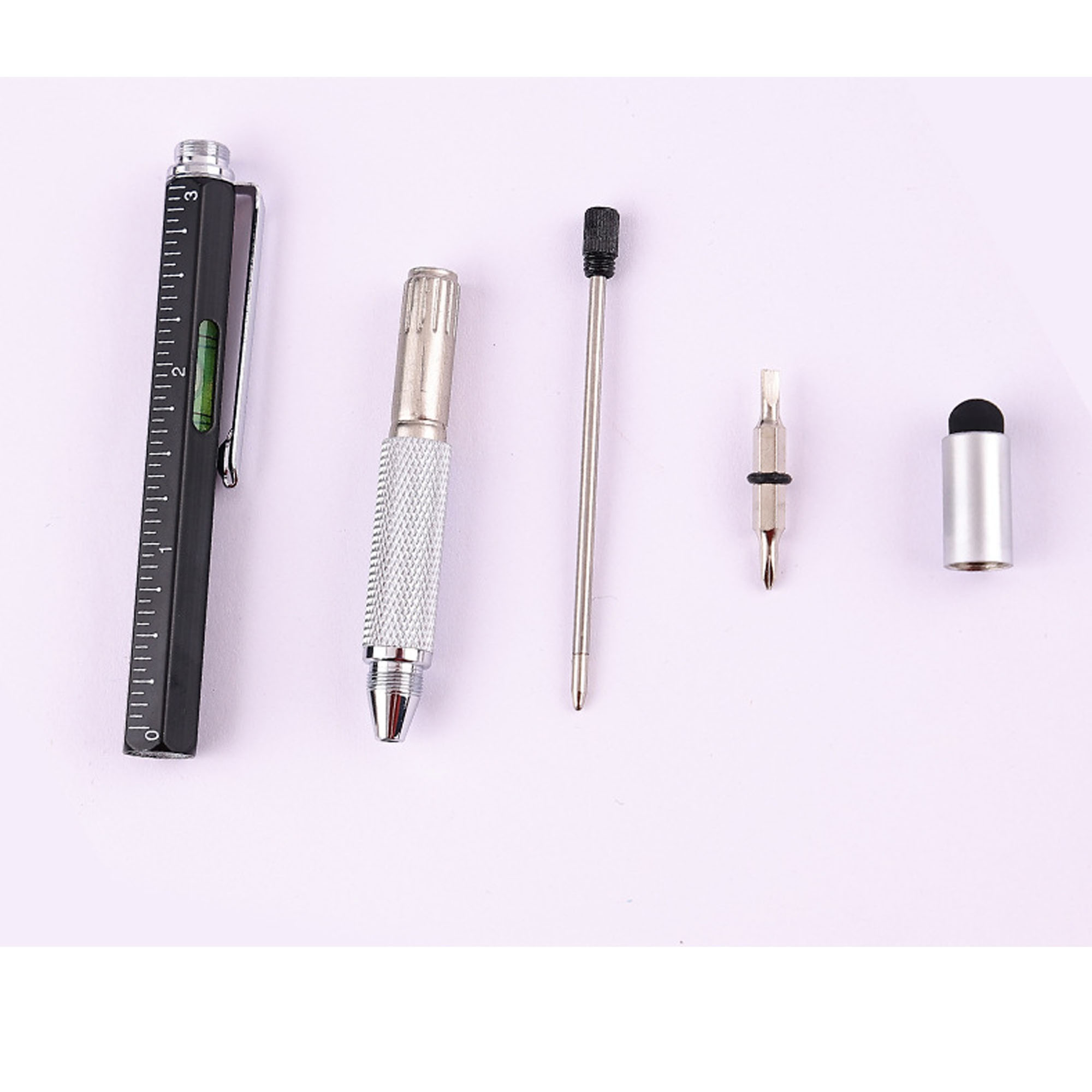 Durable Metal Screwdriver Pen with Level & Touchscreen Functions 5
