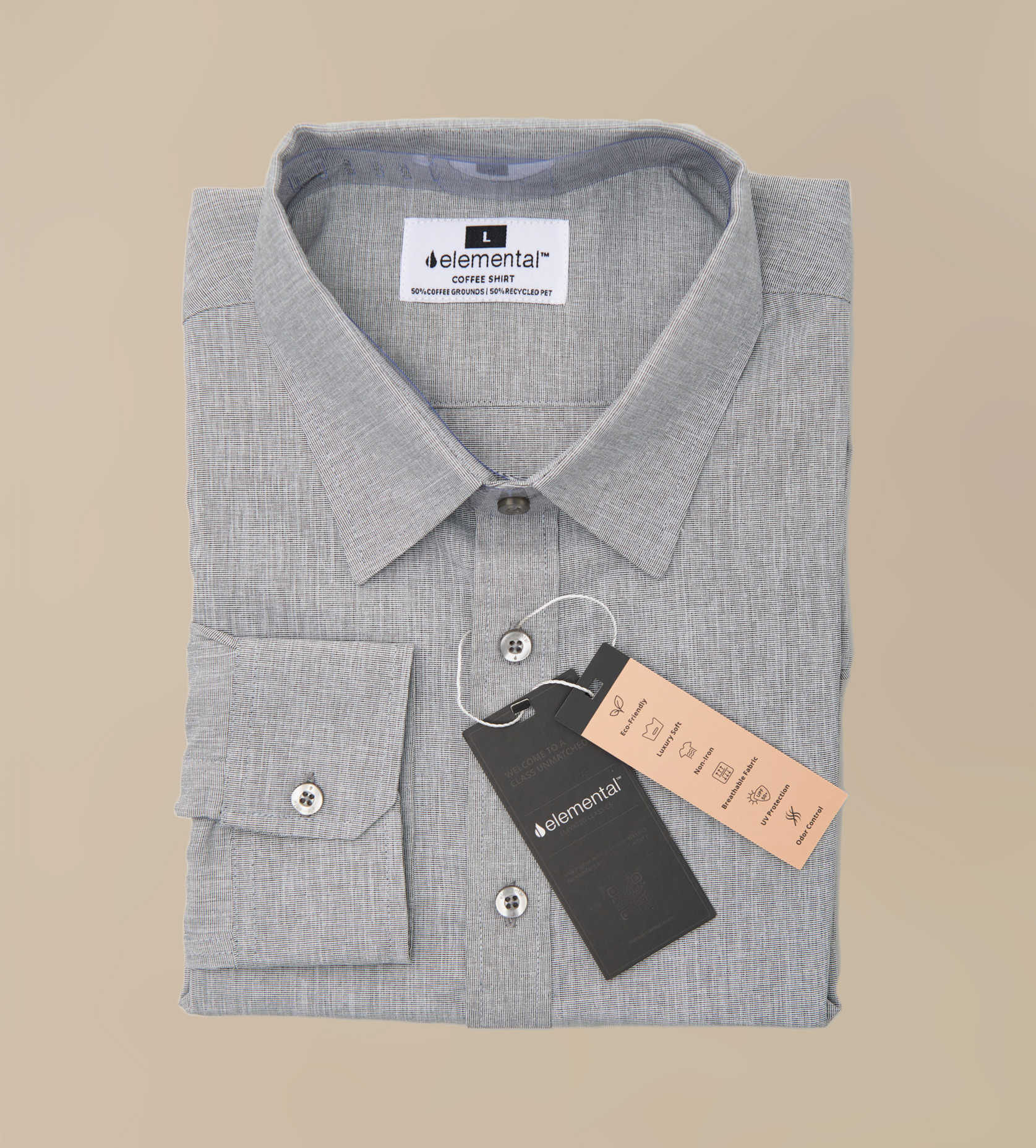 Elemental® Coffee Shirts - Button Down Sustainable Dress Shirts - Women 4